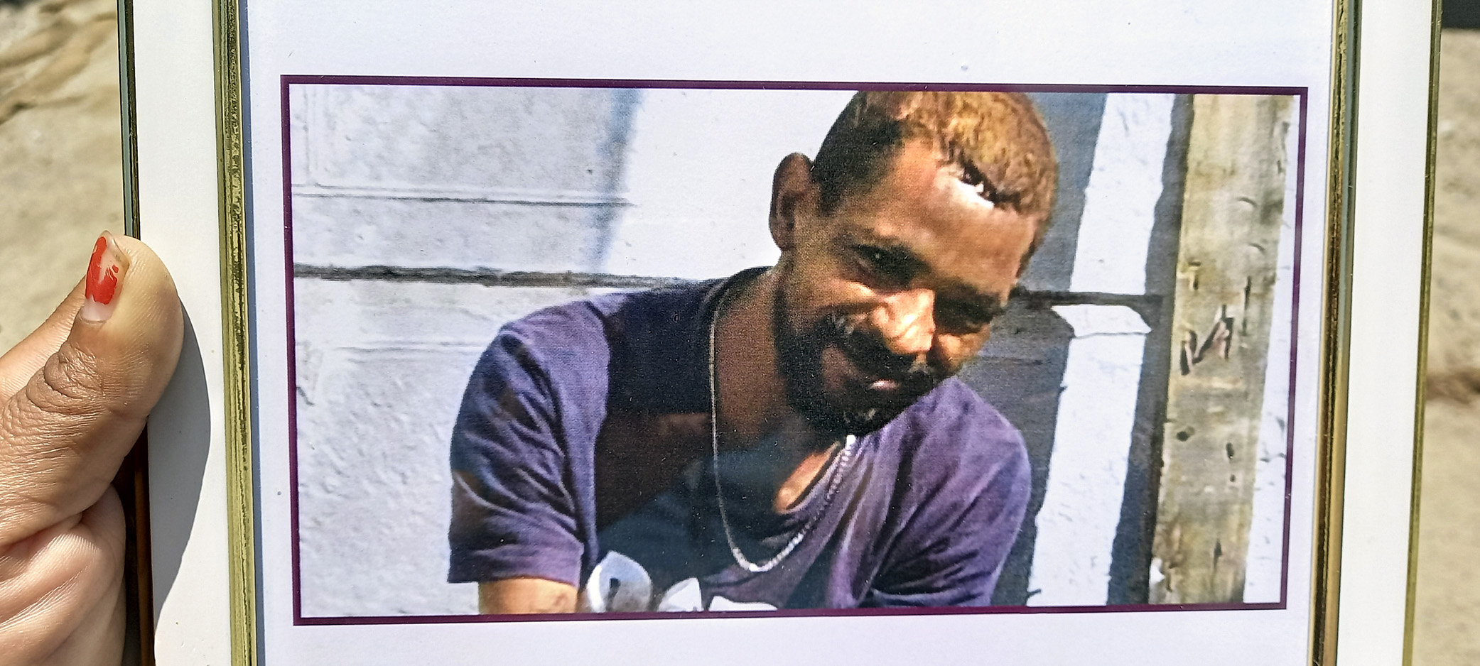 A month after ‘peacemaker’ was killed, the alleged murder weapon is still lying at the crime scene