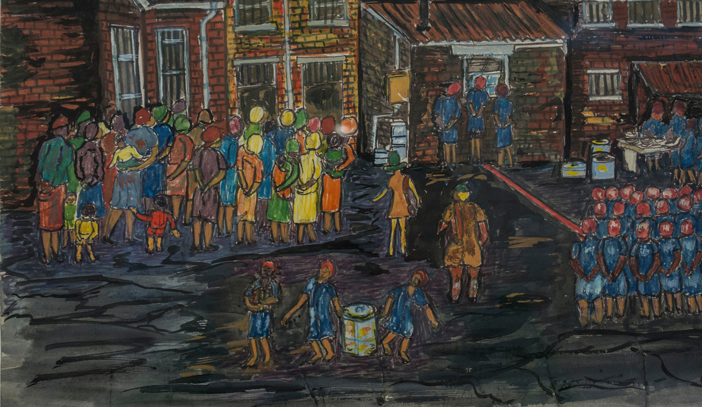 Flowers in Confinement: Fatima Meer’s defiant sketches of women in prison exhibited