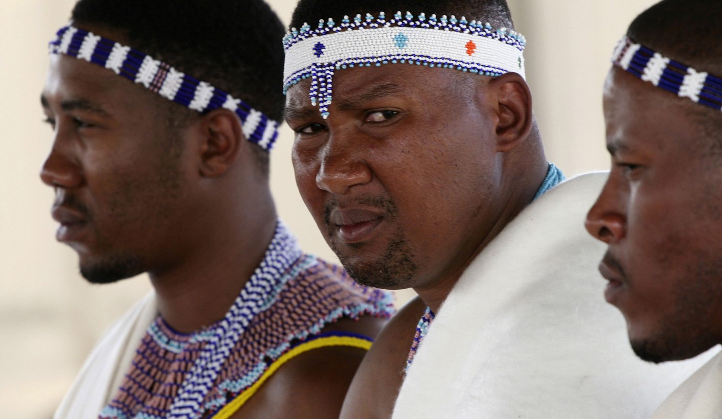 Mandela attends a ceremony where he was installed as chief of the Mvezo Traditional Council in Mvezo South Africa