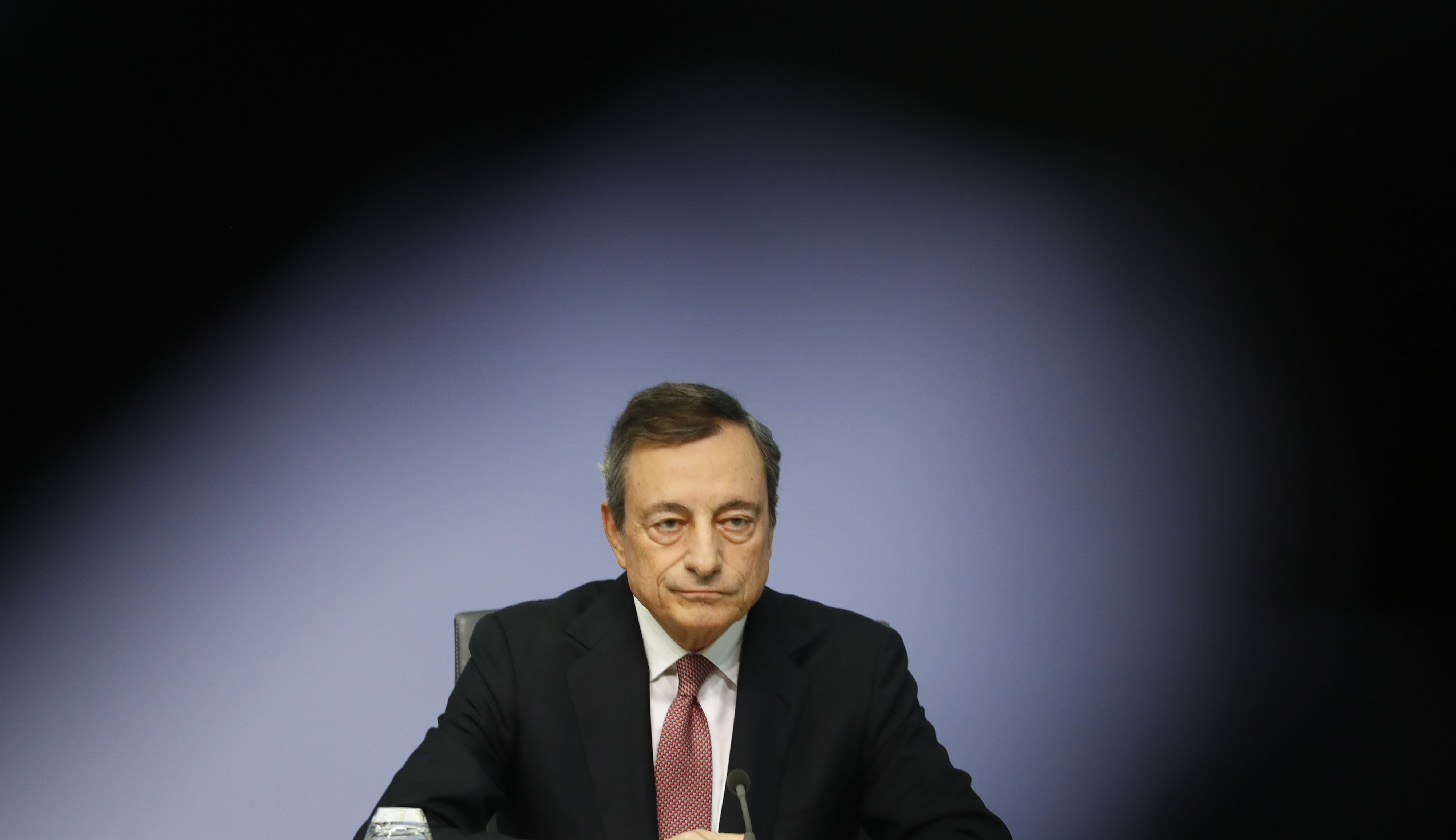European Central Bank President Mario Draghi Announces Rates Decision