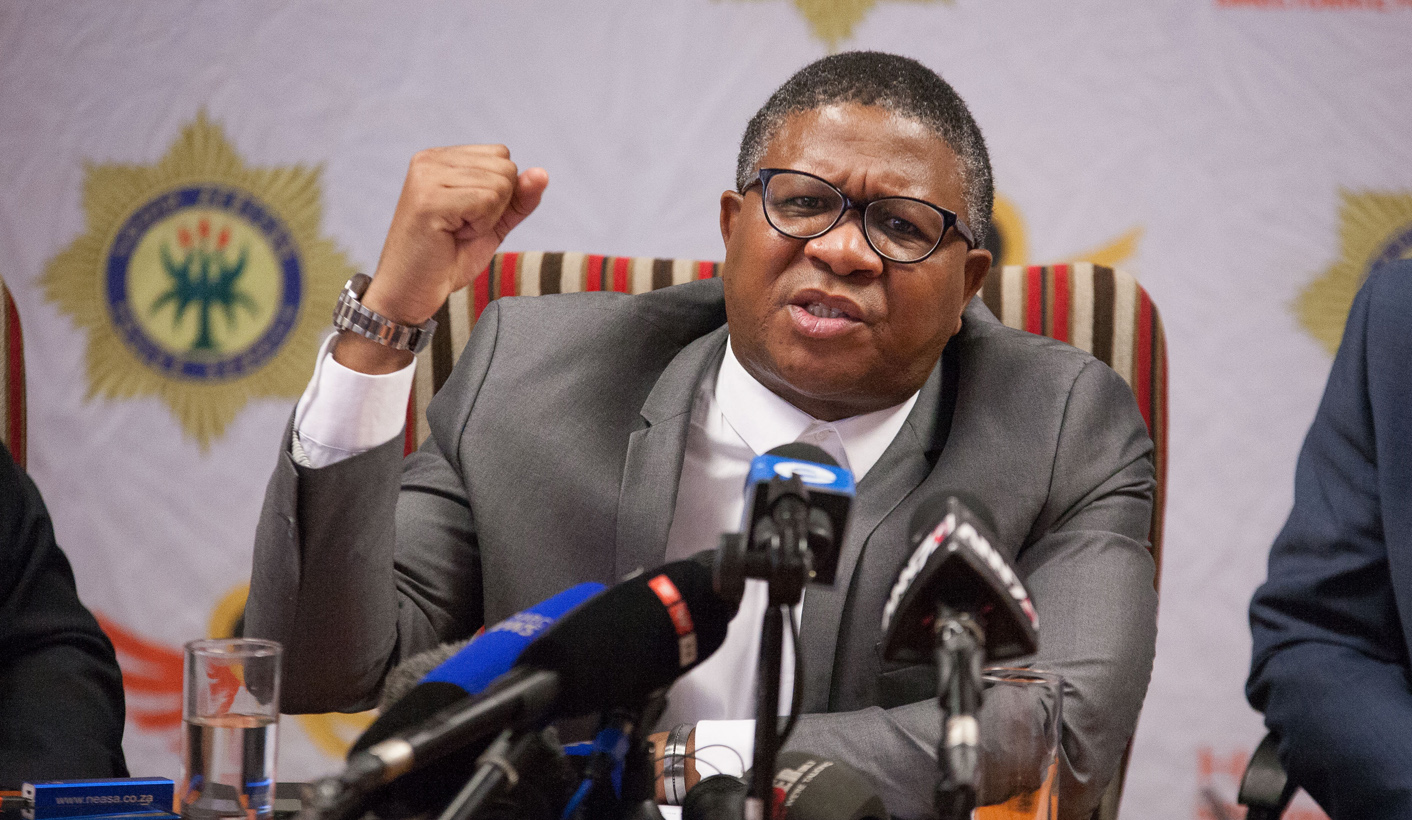 Fikile Mbalula’s vow on reporting rape: ‘No woman will be turned away from a police station’