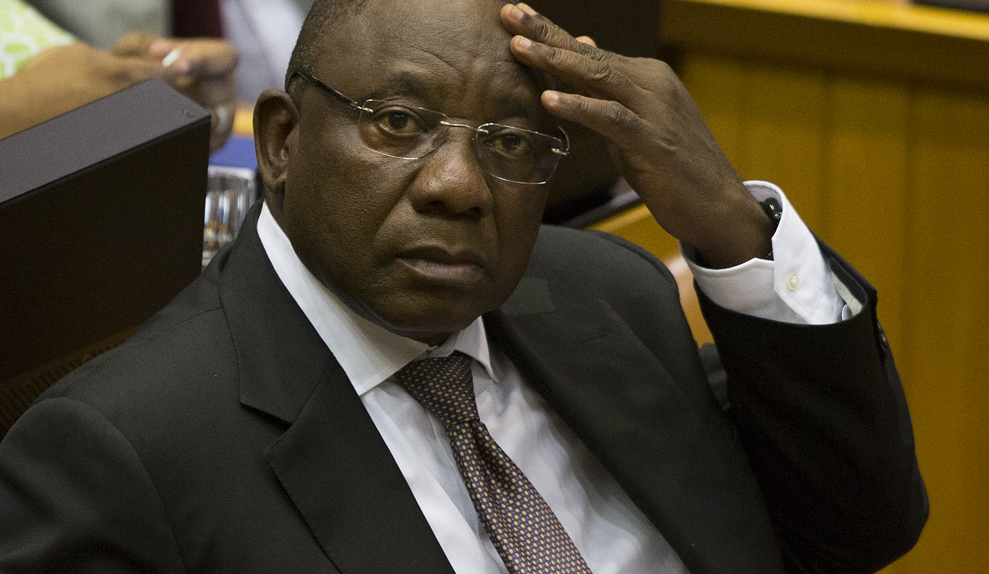 No Confidence Motion in President Zuma debated in parliament