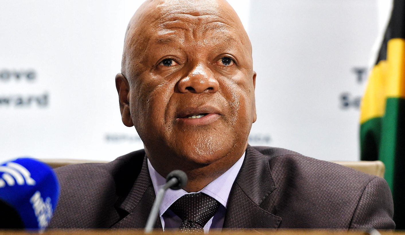 Minister in the Presidency Jeff Radebe briefing media on Cabinet