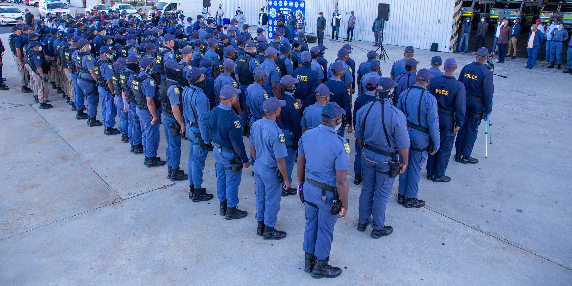 South African Police Ministry and SAPS management visit operations on Day Two of National Lockdown