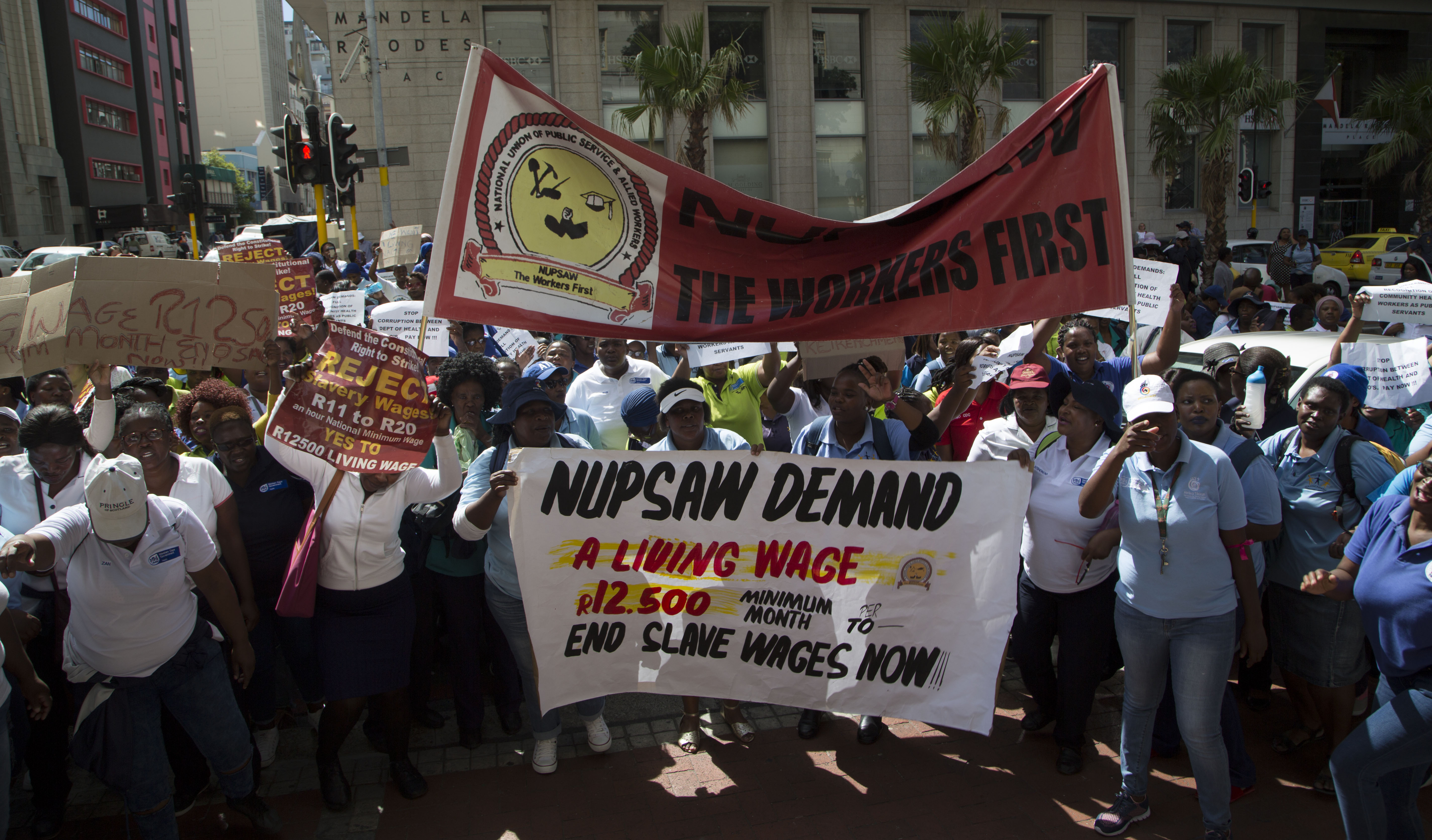 Community Healthcare Workers demand wage increase and recognition as public servants