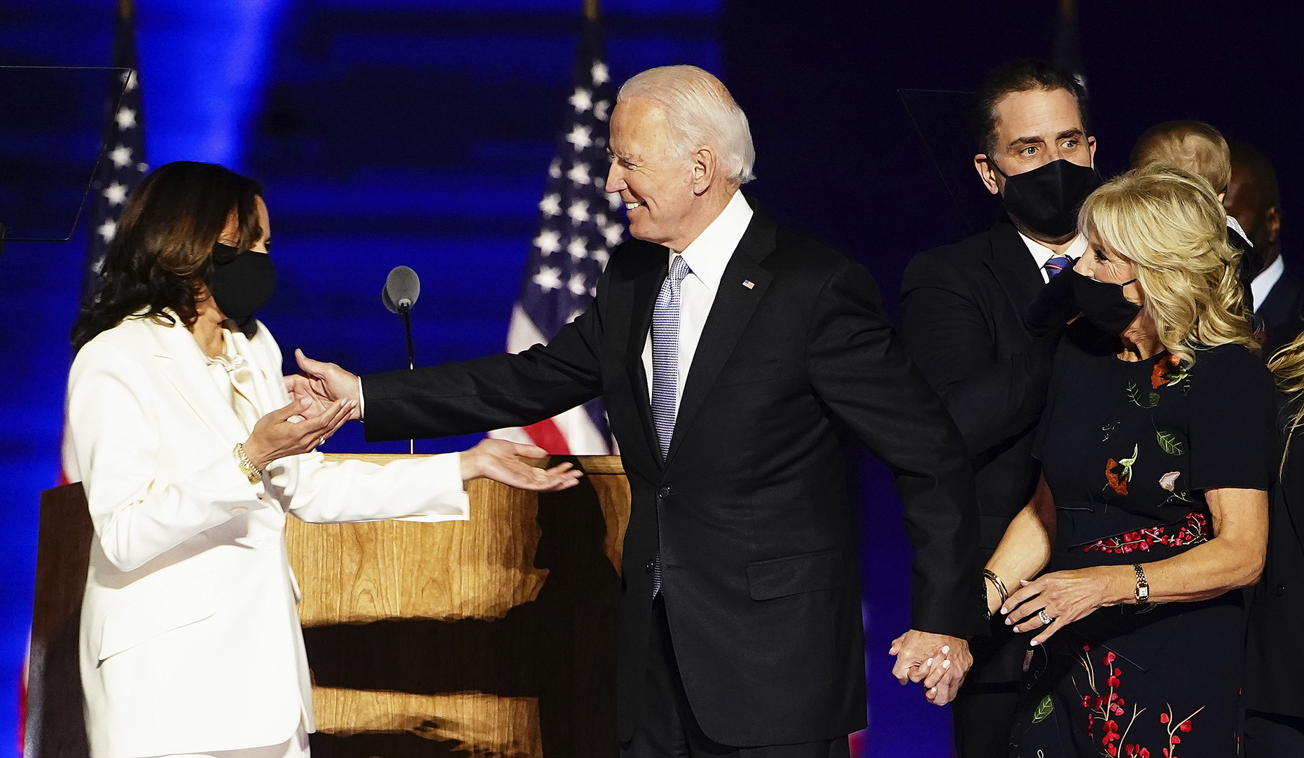 Biden and aides plan for the 'hard work of governing' a divided U.S.