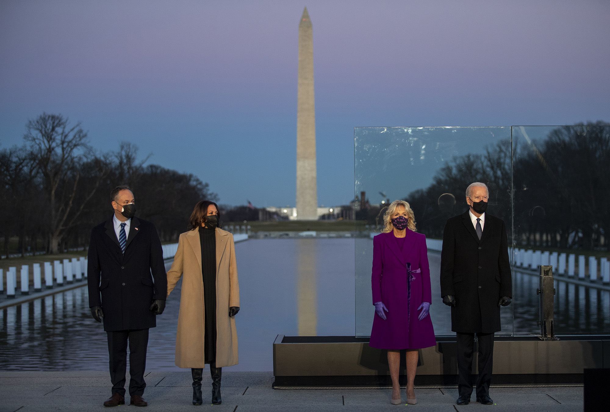 Biden leads Covid-19 memorial as 12 National Guard troops removed from Capitol security force