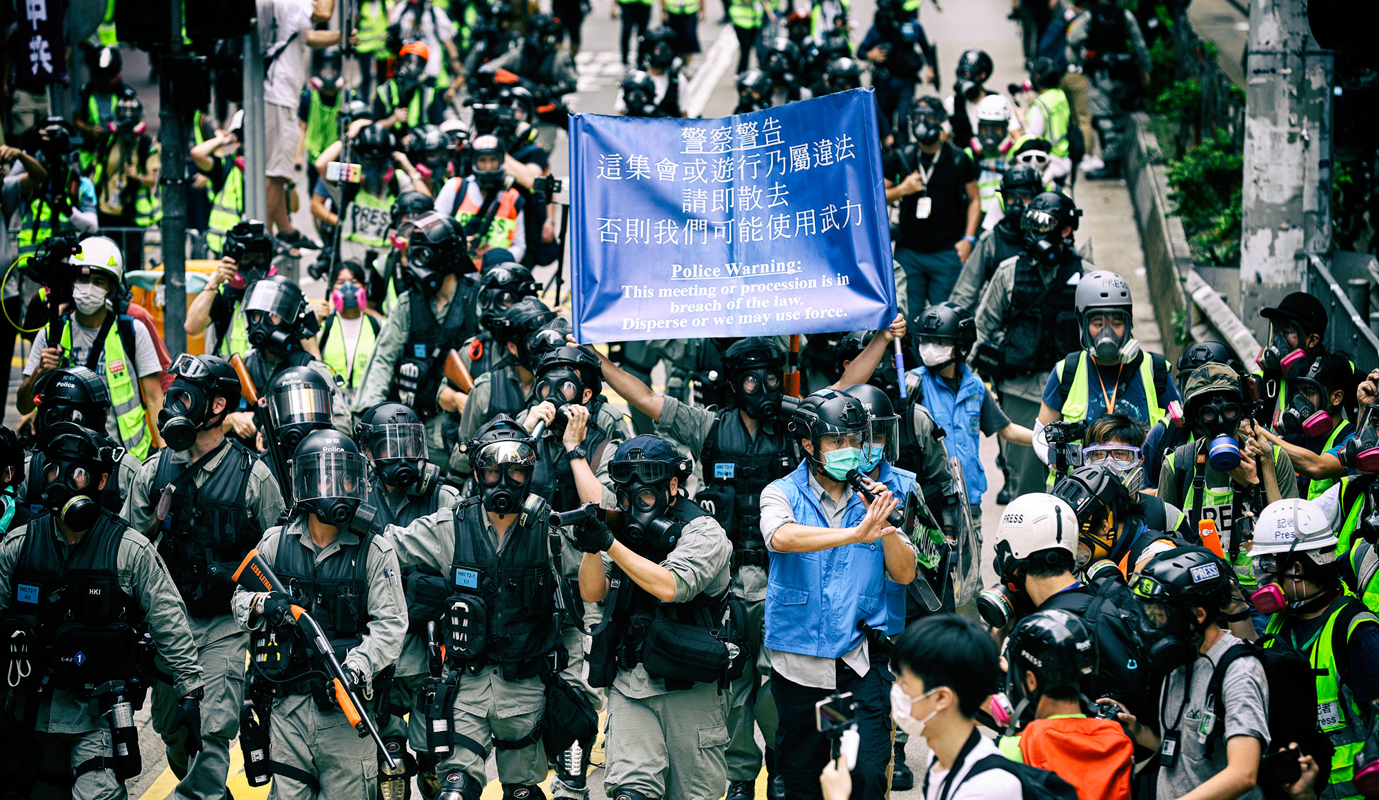 Rally against the implementation of the national security law in Hong Kong
