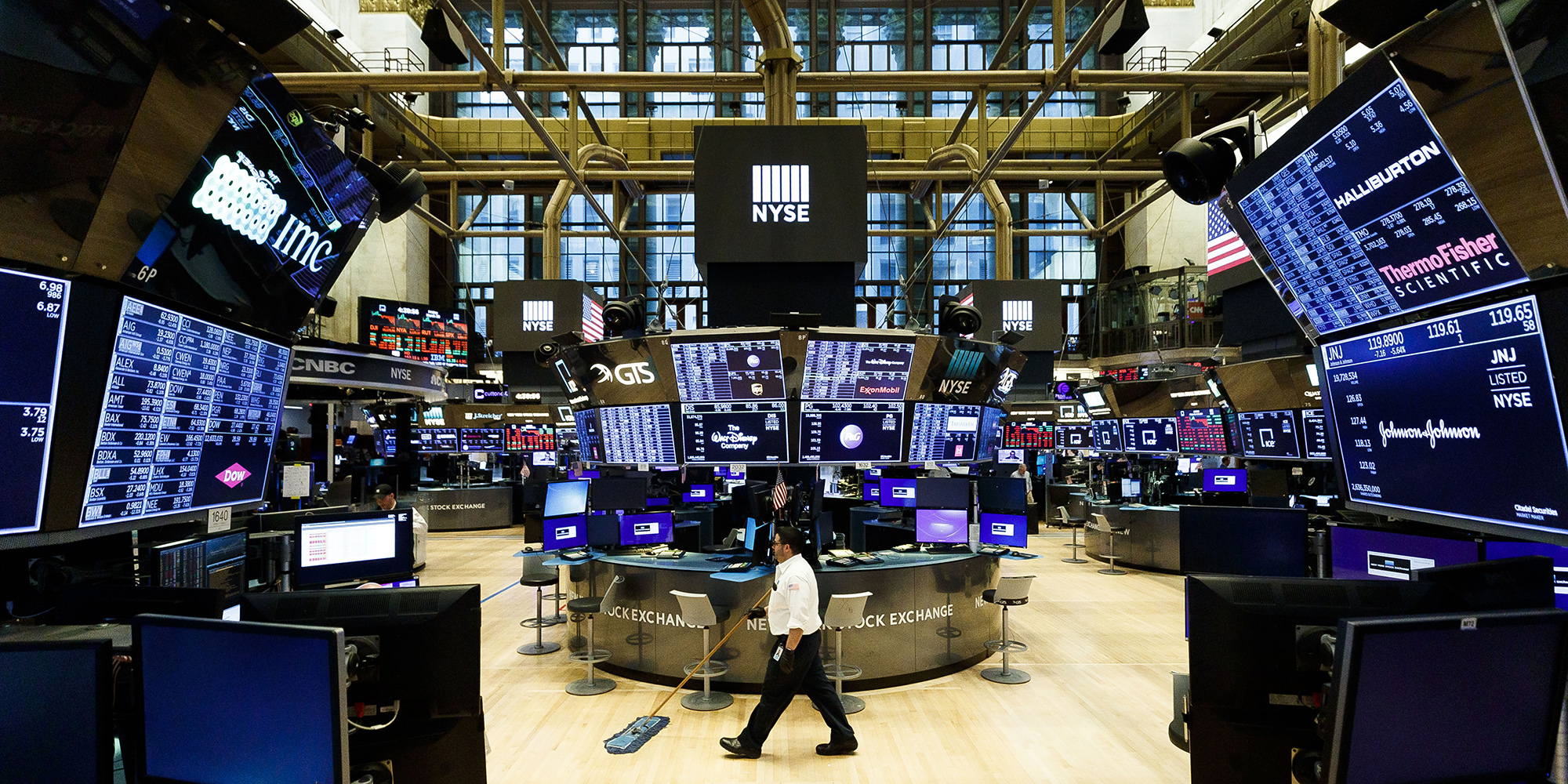 New York Stock Exchange coronavirus reaction