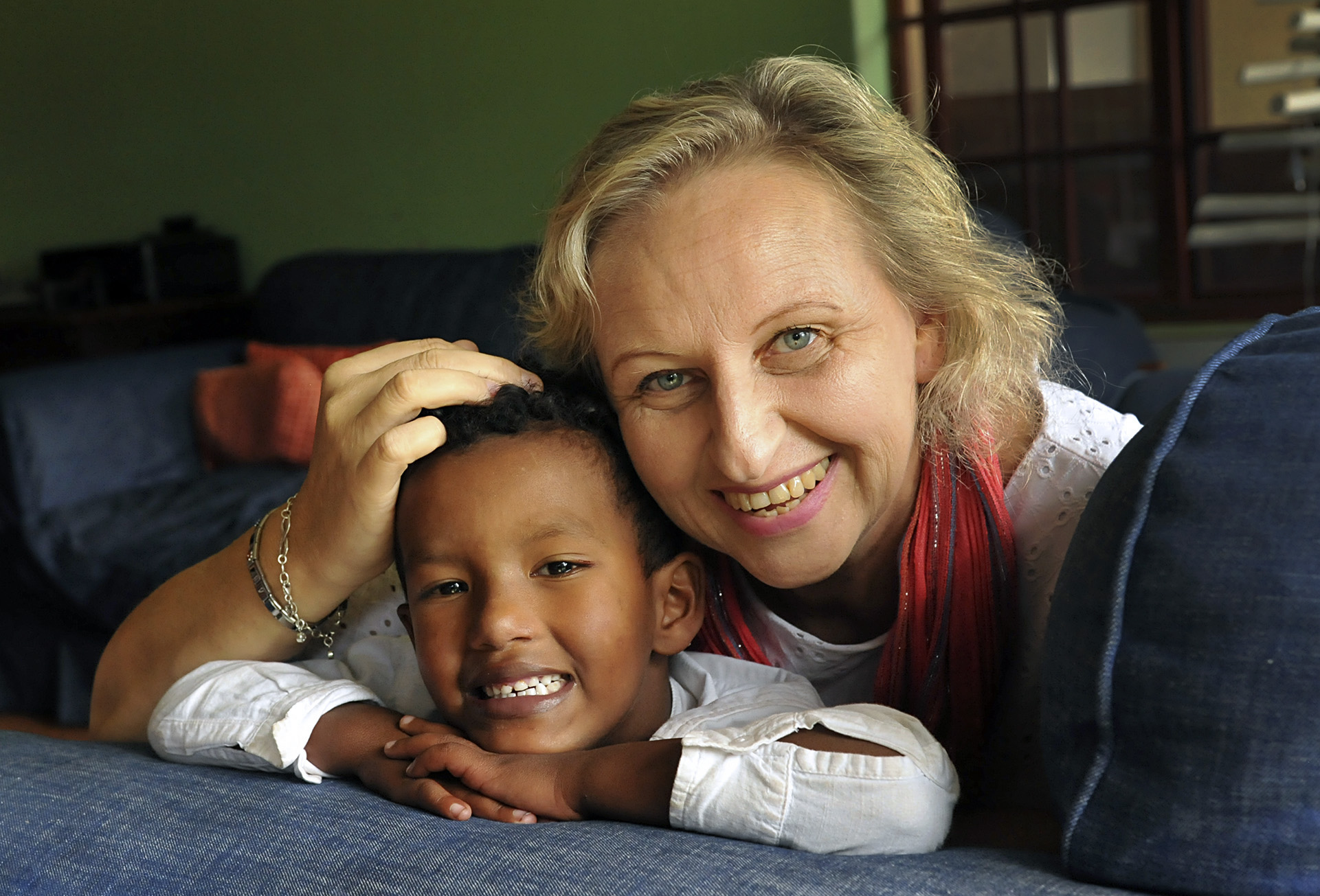 Elmarie van der Merwe Brynard with her son Joshua.( Photo: Donna van der Watt)