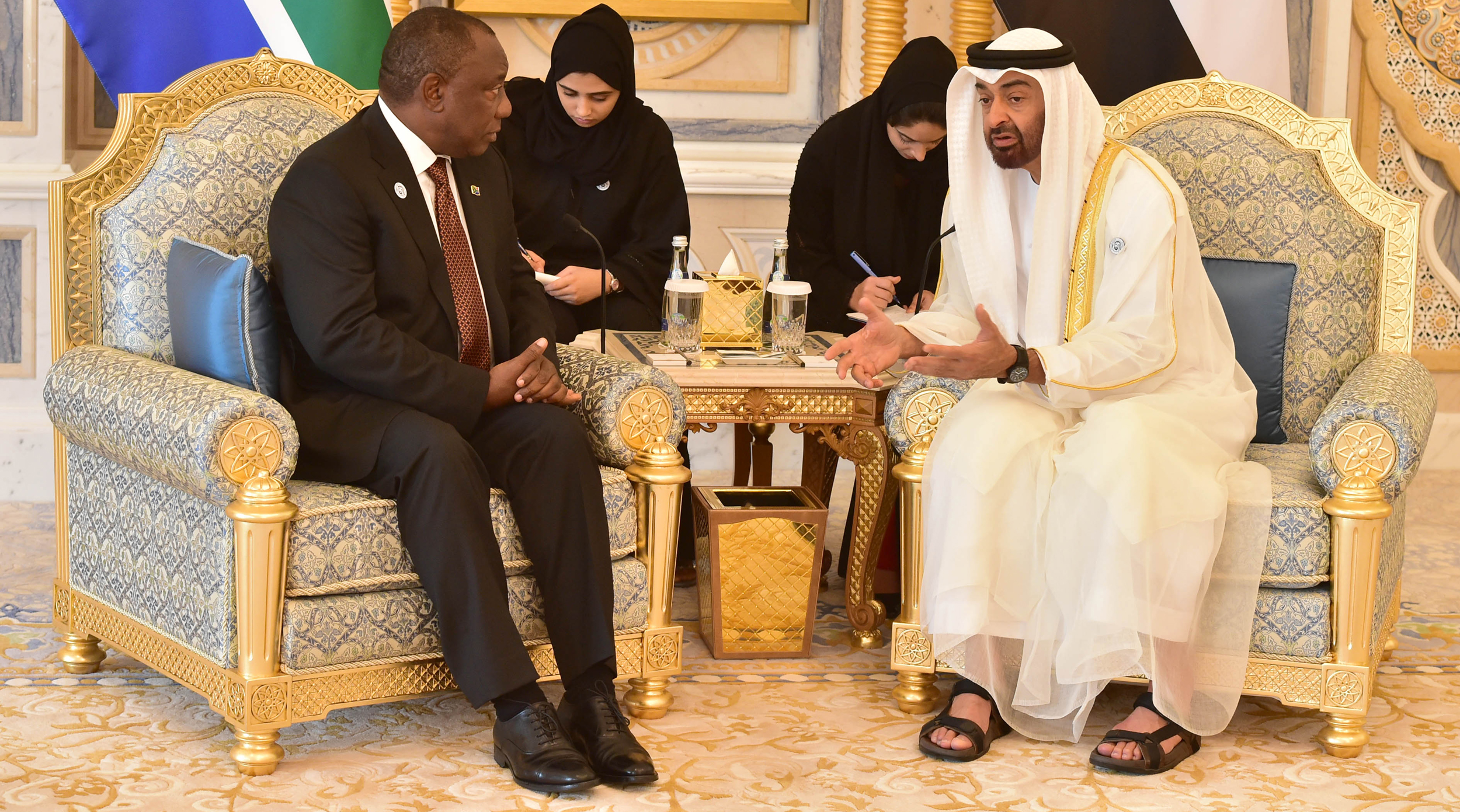 Ramaphosa returns to South Africa with 20 billion reasons to feel better, but back home is where his real problems still are