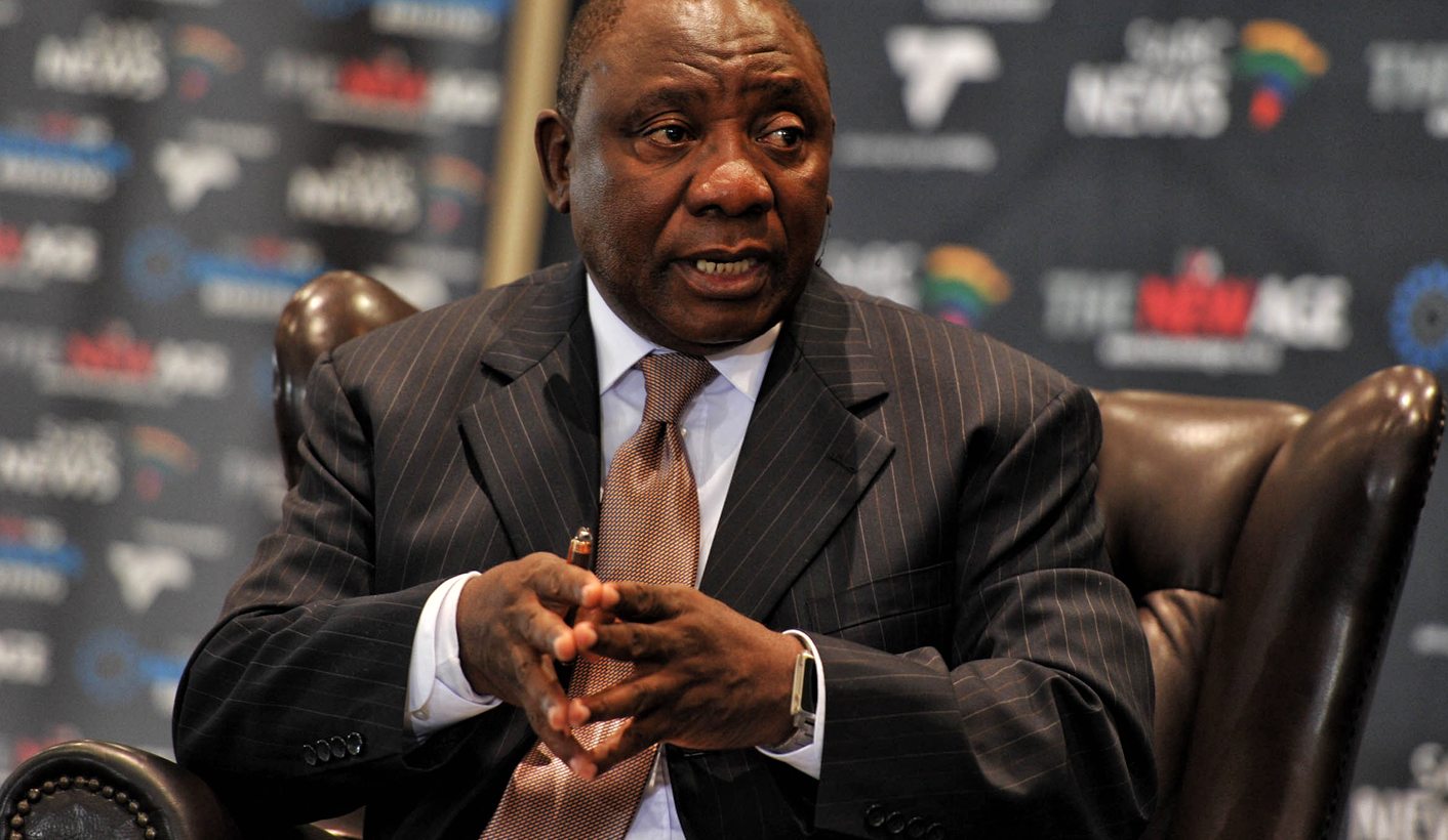 Ramaphosa: I support Minister Gordhan
