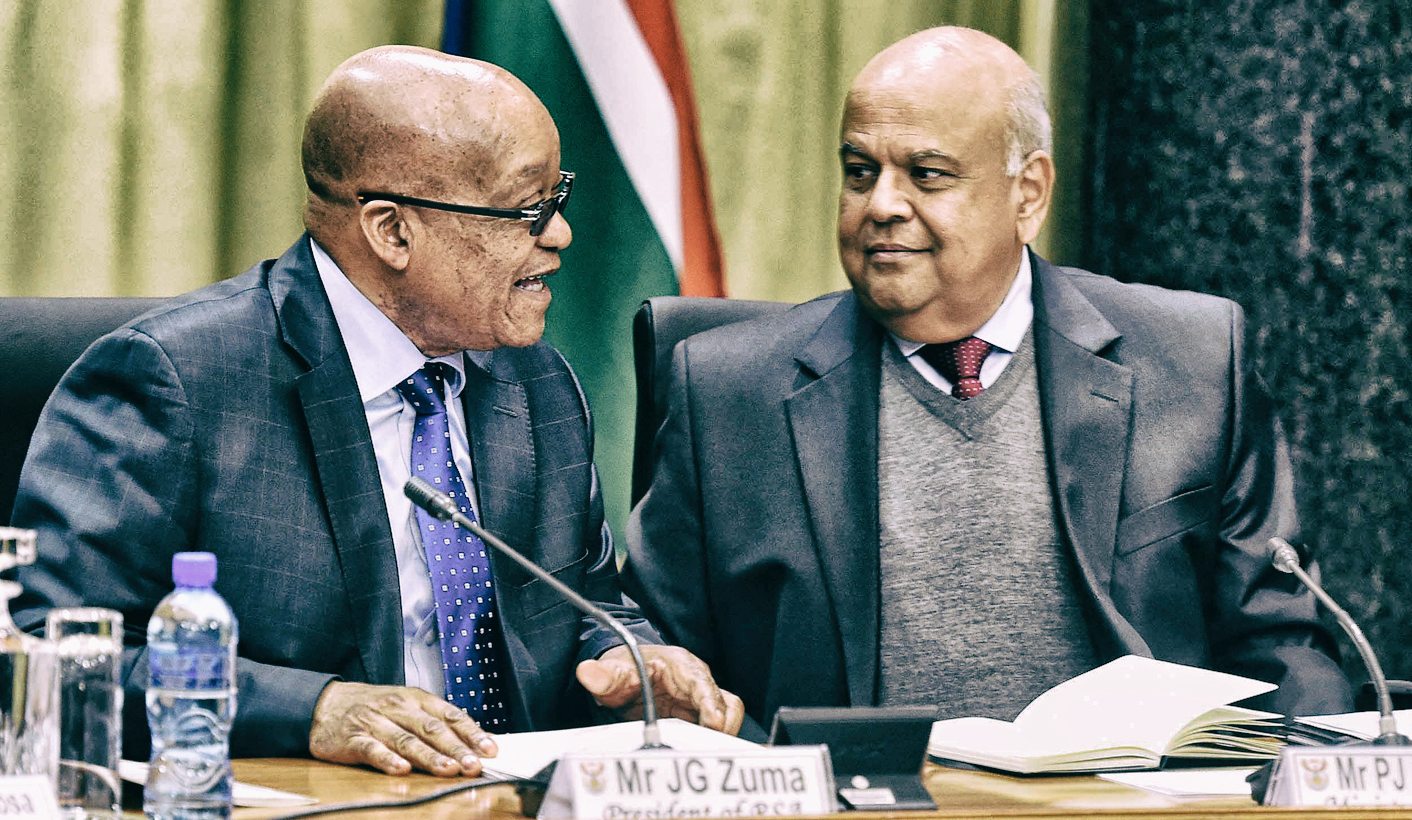 President Jacob Zuma during a meeting with business and labour l