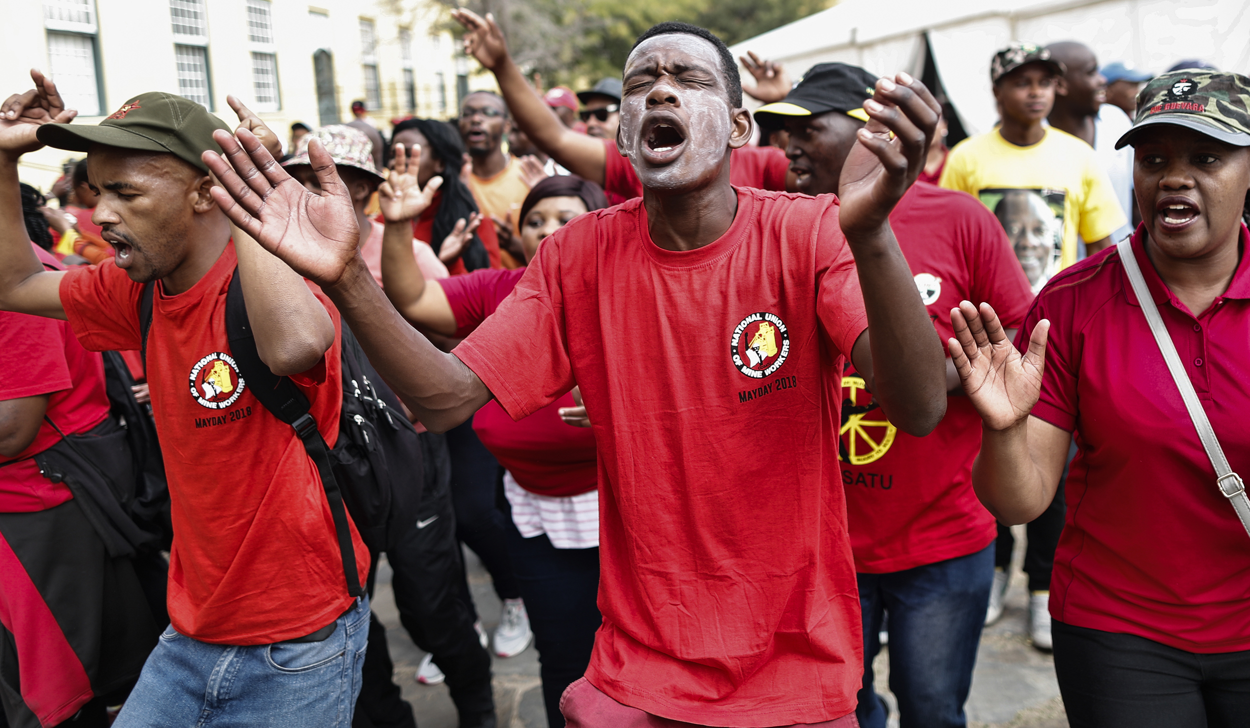 May day rally in Cape Town