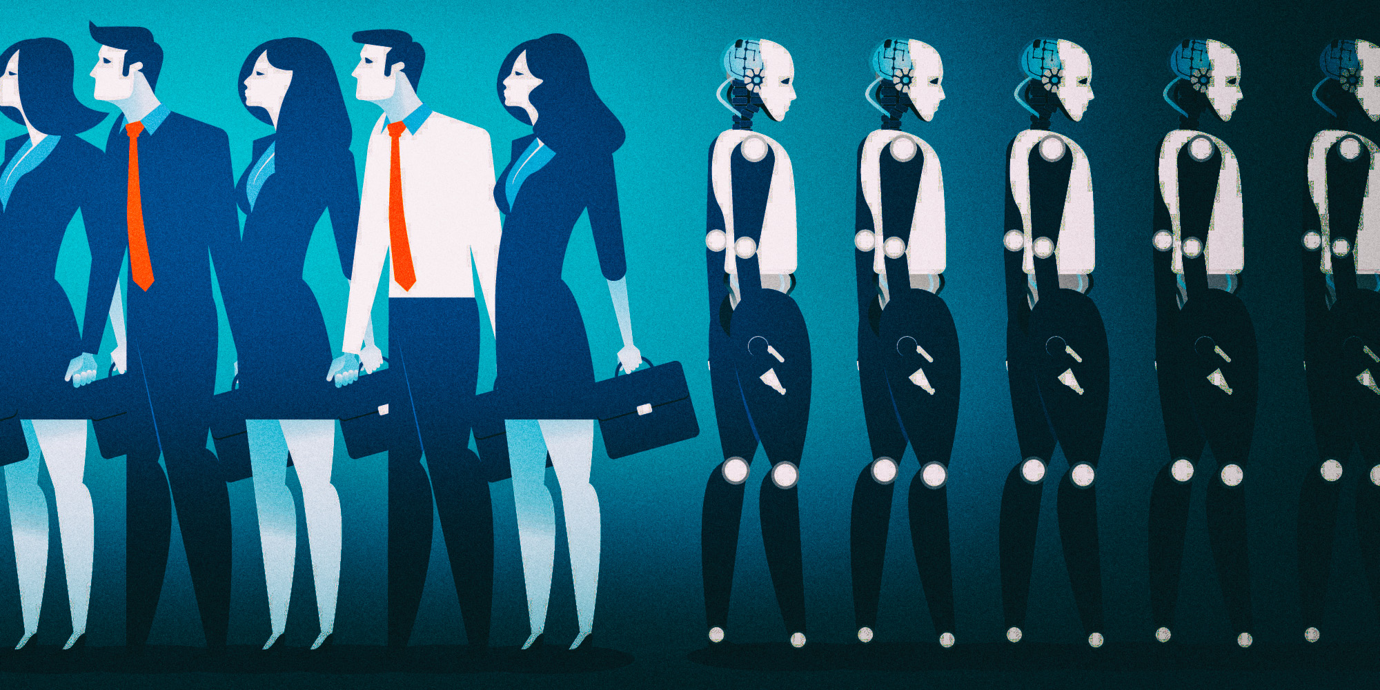 Algorithm method: The machines have not risen