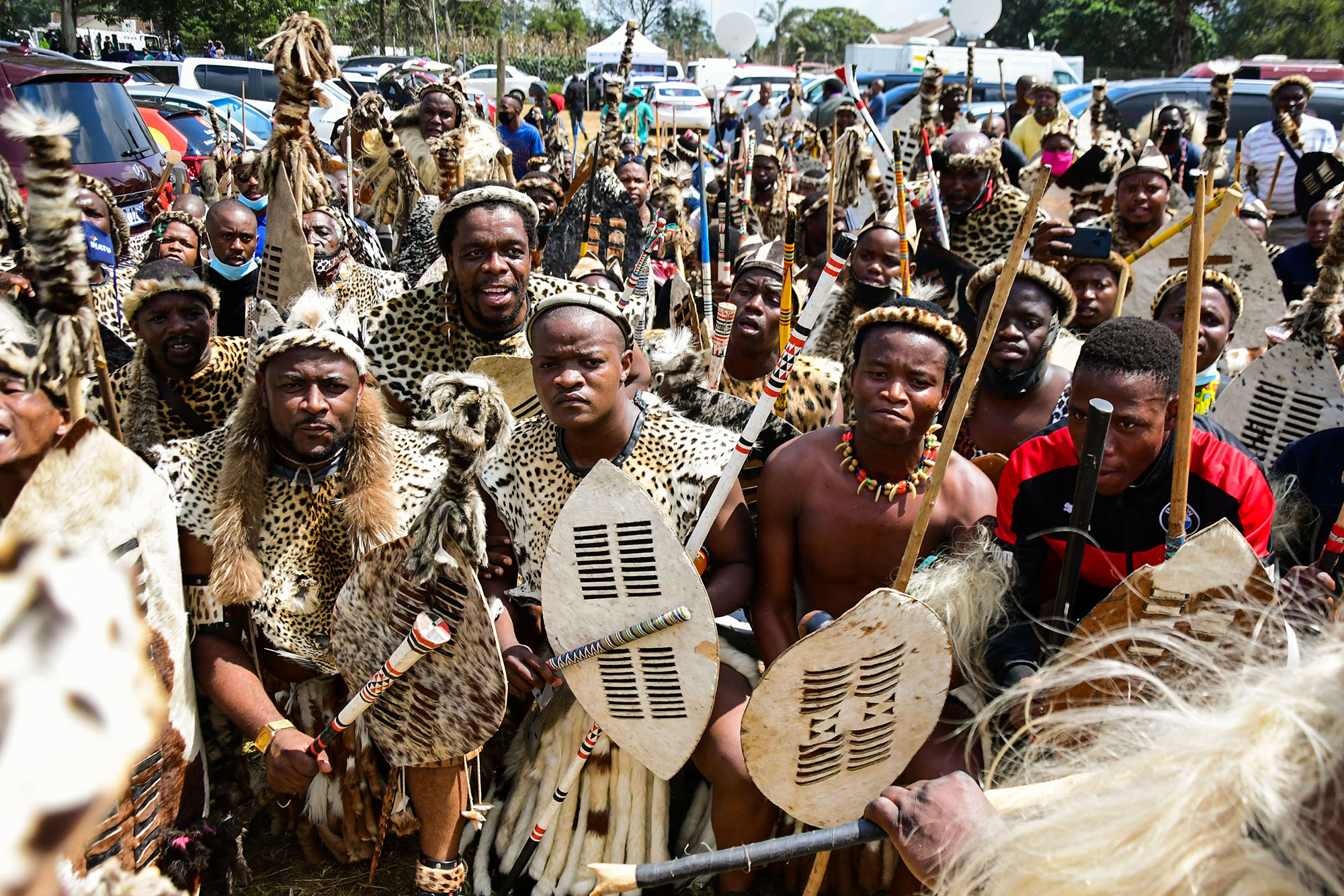 King Goodwill Zwelithini’s memorial looked like a Covid superspreader event after officials flout regulations