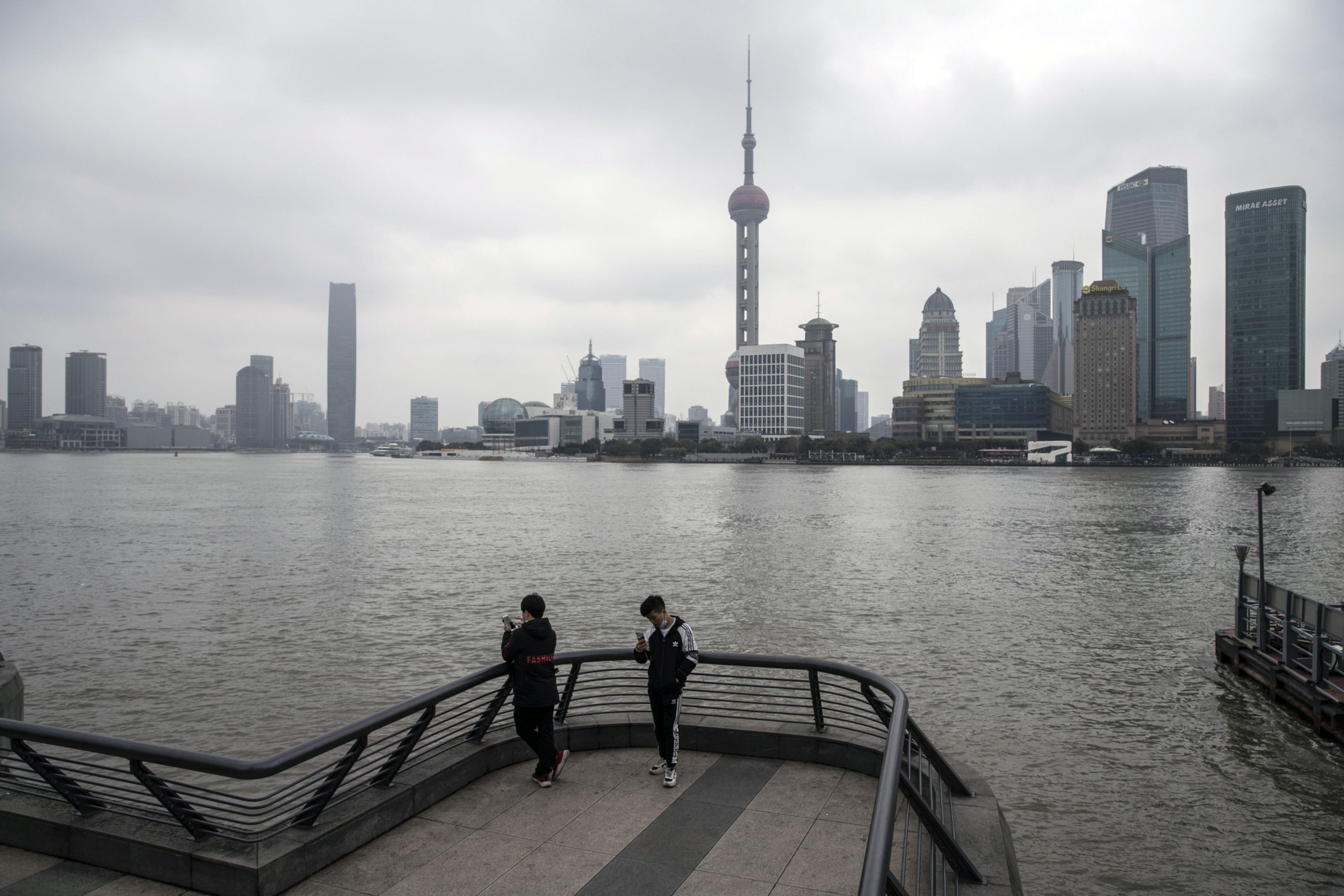 Urban Retail Economy In Shanghai on the First Day Of Lunar New Year