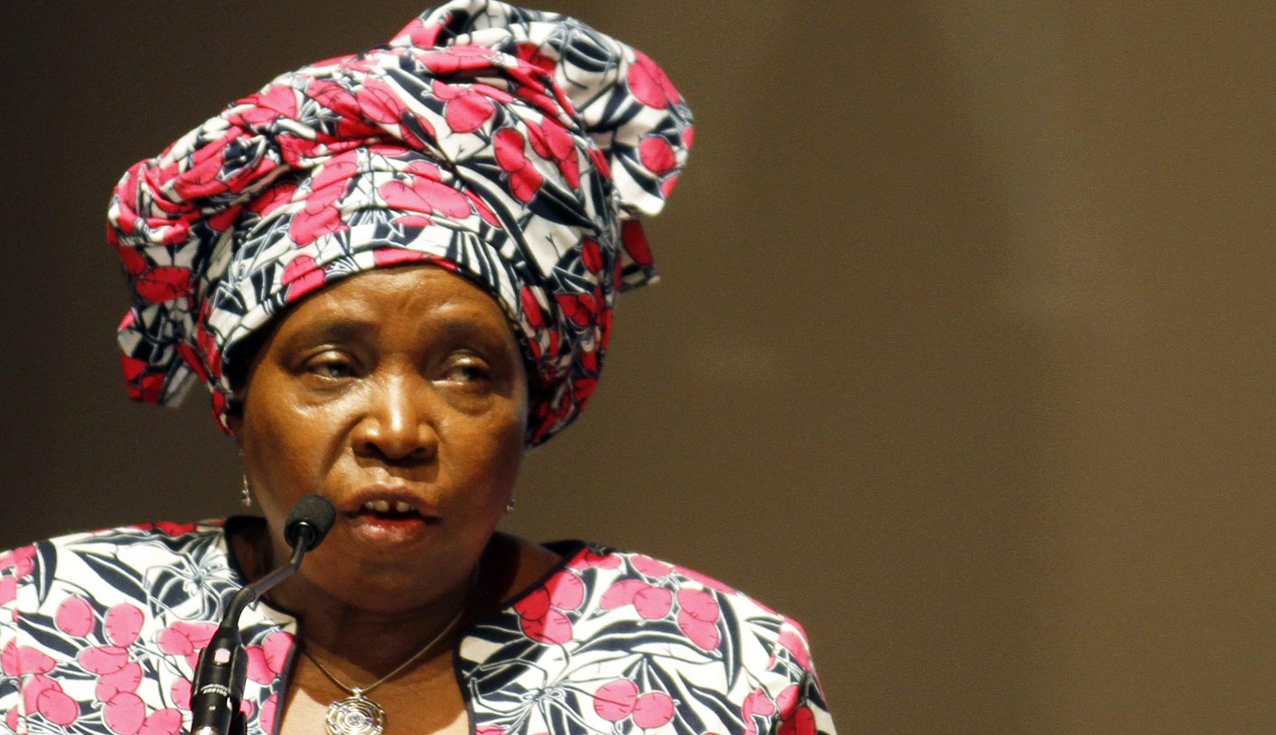 Nkosazana Dlamini Zuma, chairperson of the Afican Union Commission (AUC), attends the sixth joint AU/ECA Conference of African Ministers of Finance and Economic Development in Abidjan
