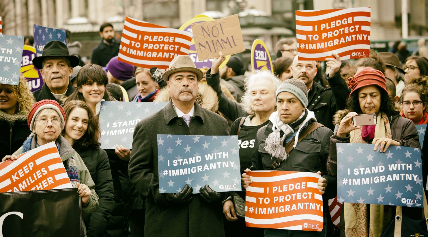 Snapshot: Hate melts in the frozen streets of Manhattan