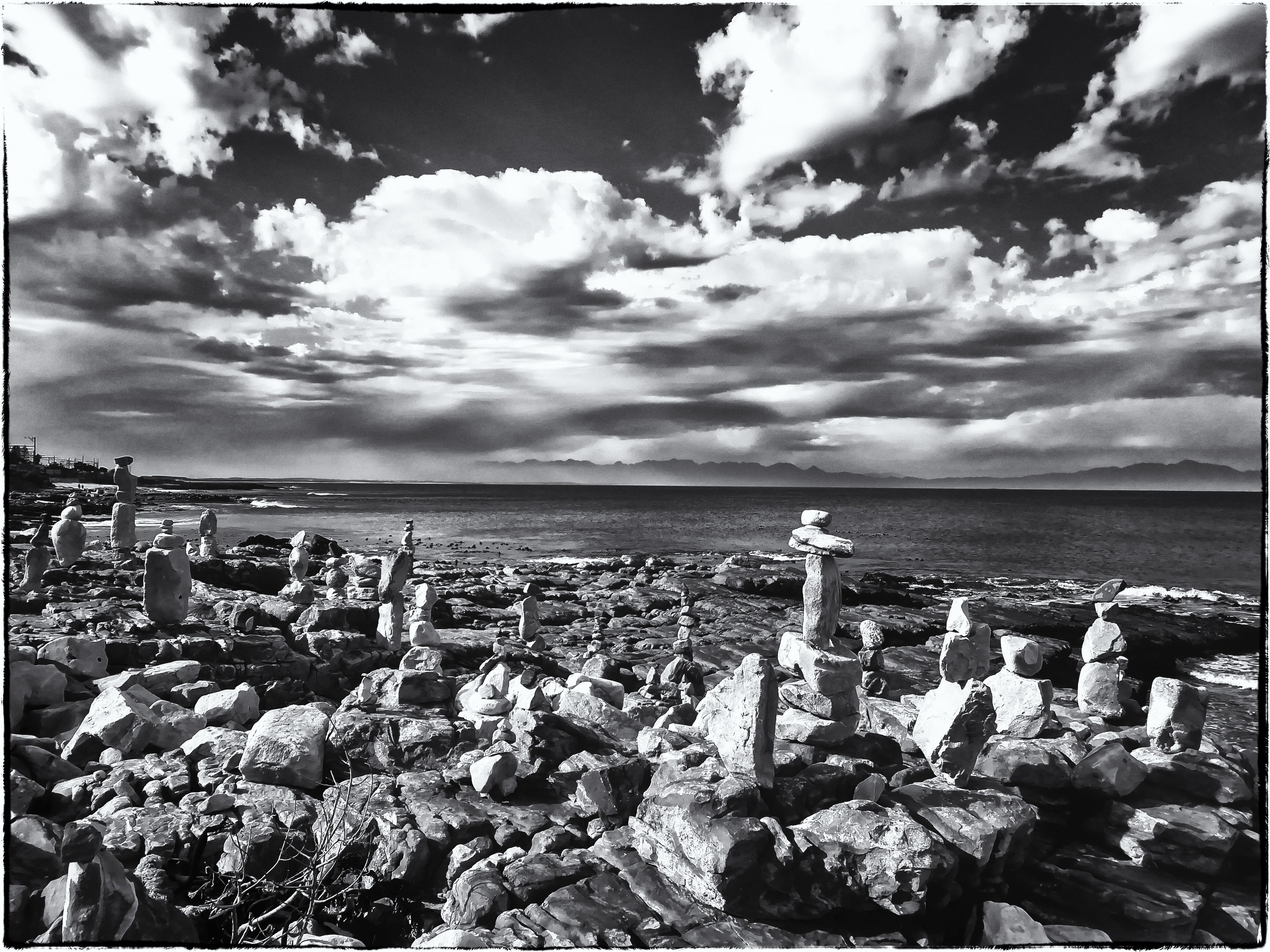 The mystery of menhirs on a Cape Town beach