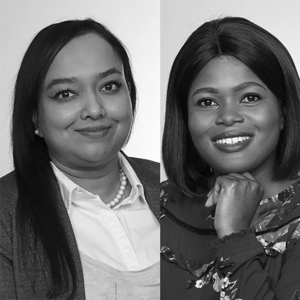 Virusha Subban and Itumeleng Mukhovha Virusha Subban and Itumeleng Mukhovha