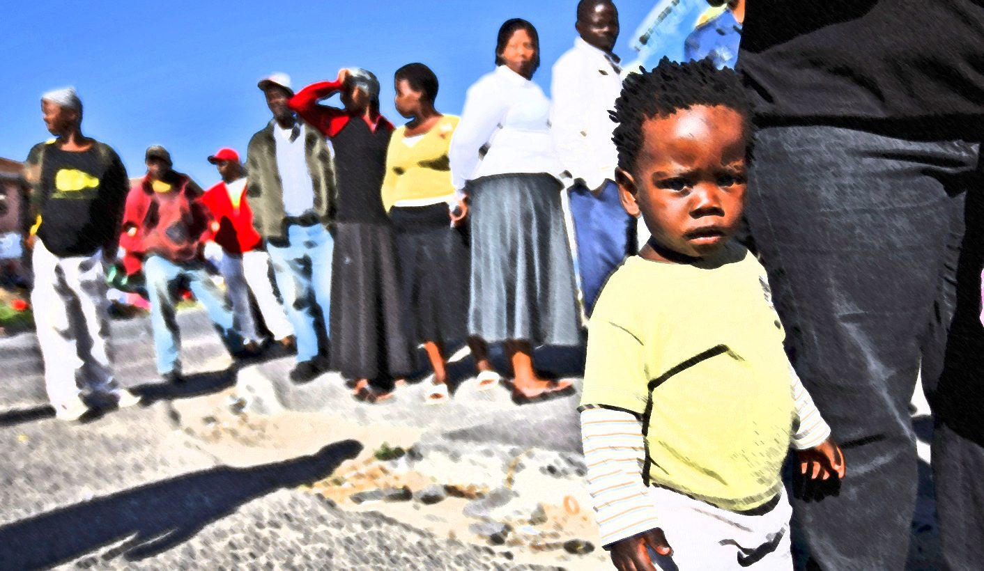 Thousands  of unemployed register for government grants in Cape Town, South Africa