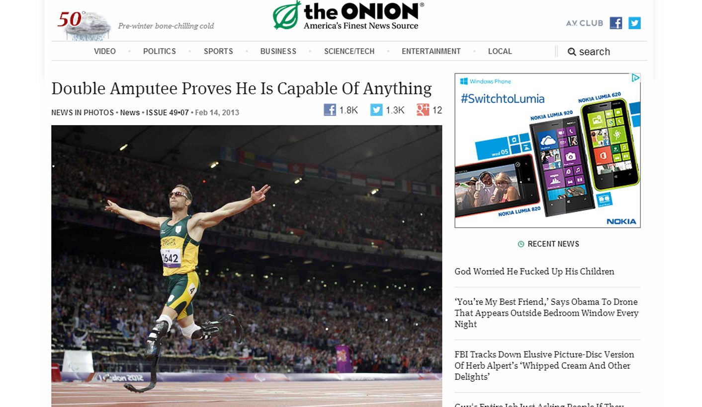 SA satirists on Pistorius and fried Onion