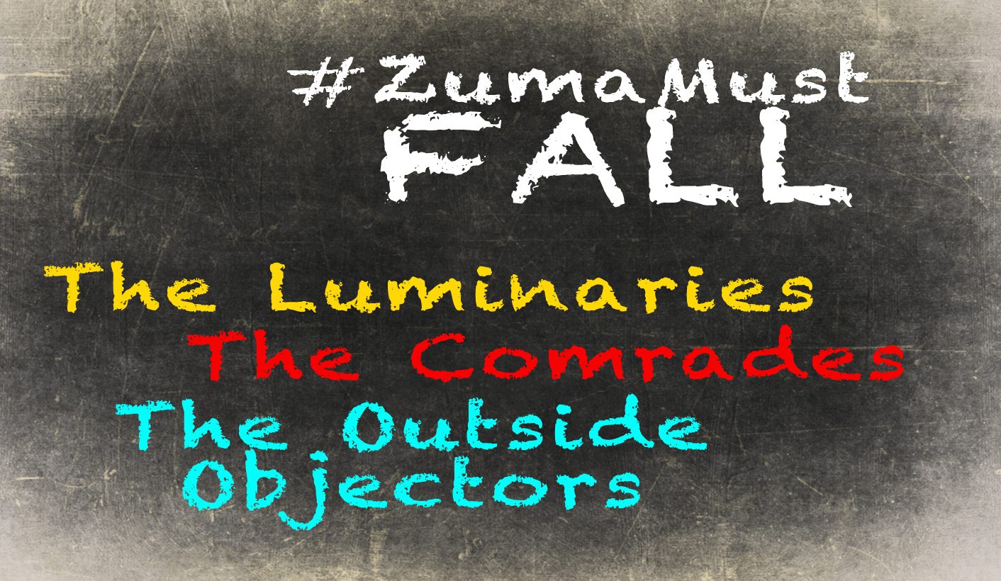 Luminaries, Comrades and Objectors: A growing army of Zuma’s opponents