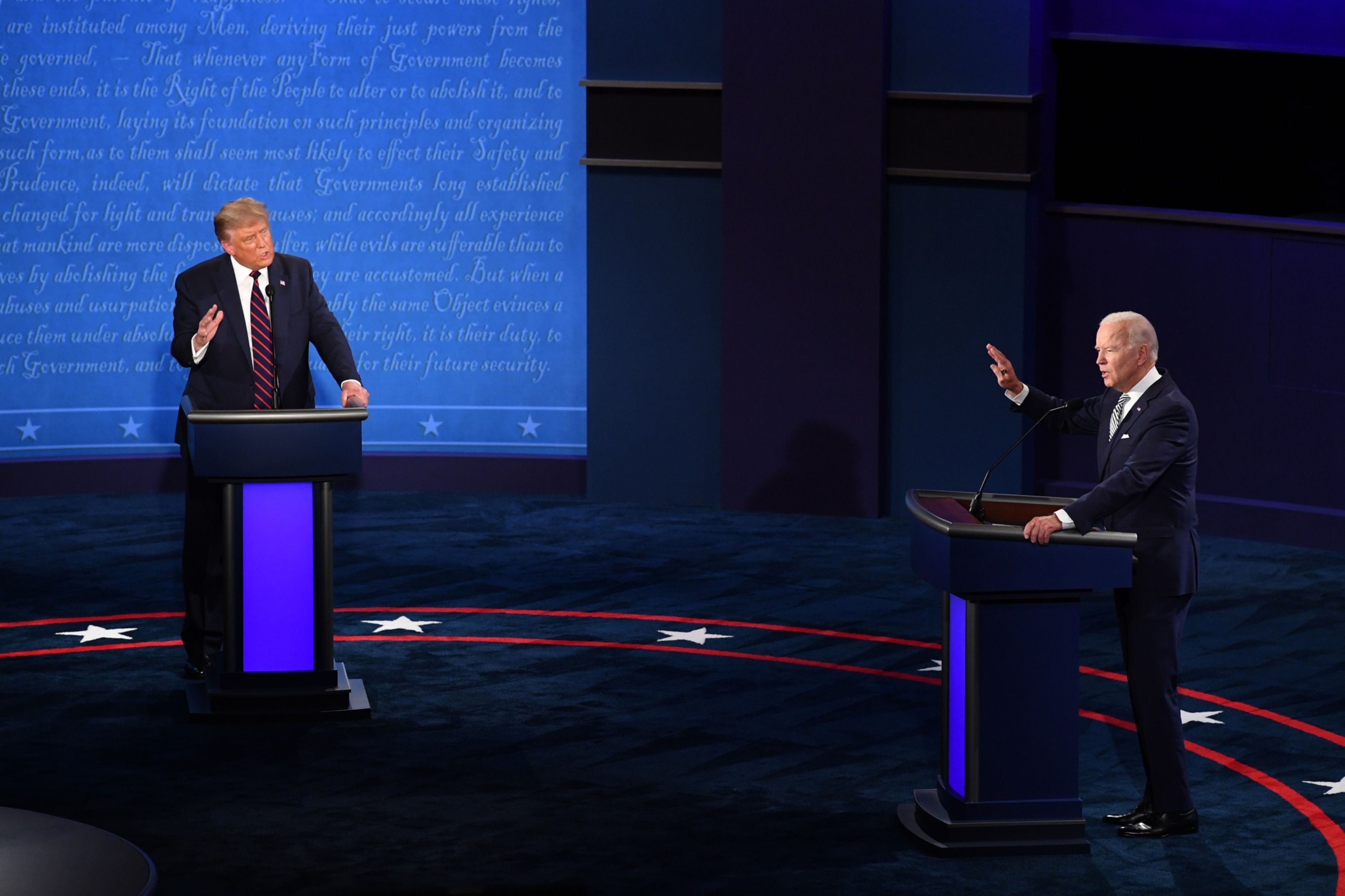 Trump-Biden Debate Descends Into Bickering and Chaos