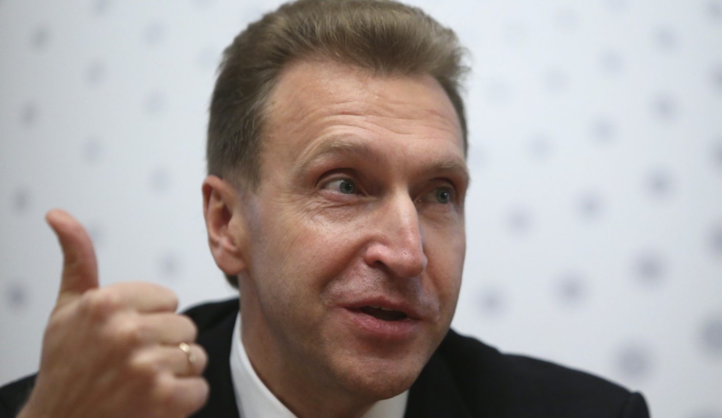 Russian First Deputy Prime Minister Shuvalov takes part in the Reuters Investment Summit in Moscow