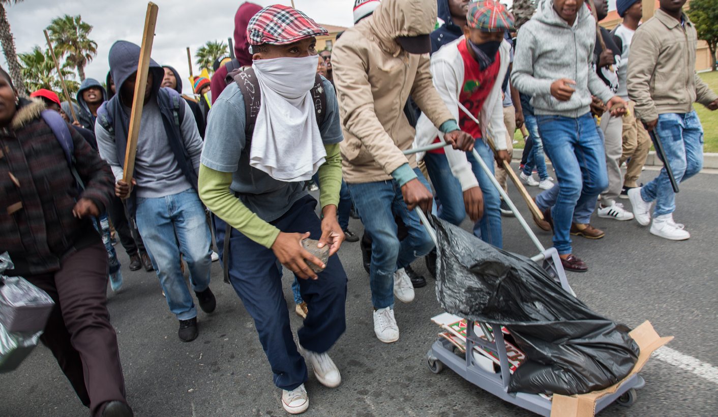 In pictures: Chaos at Cape Town’s CPUT campus