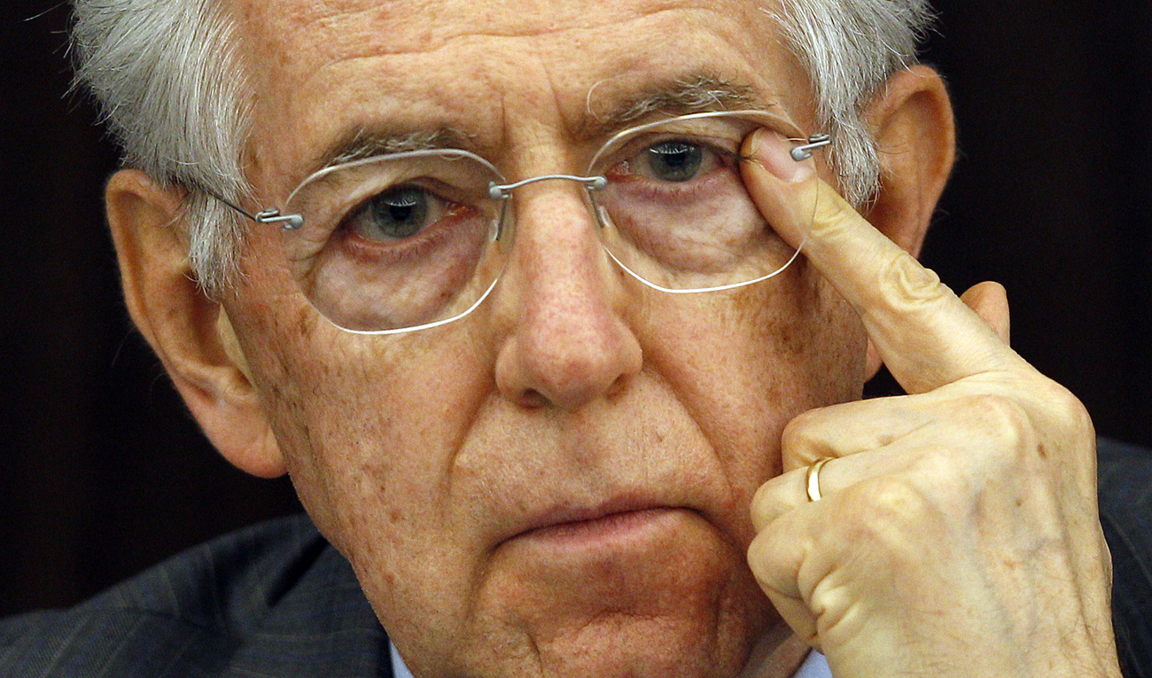 Italy's Monti under pressure, president worried