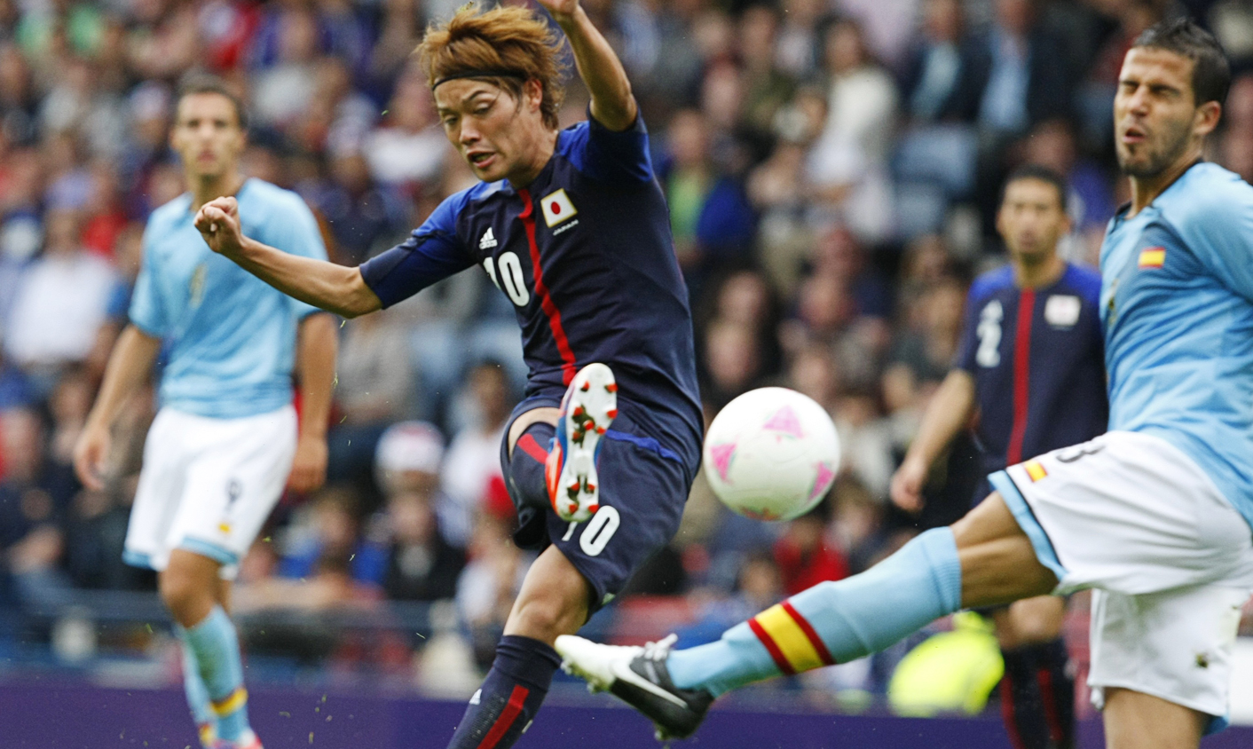London 2012 - Soccer: Japan shocks Spain, favourites Brazil win