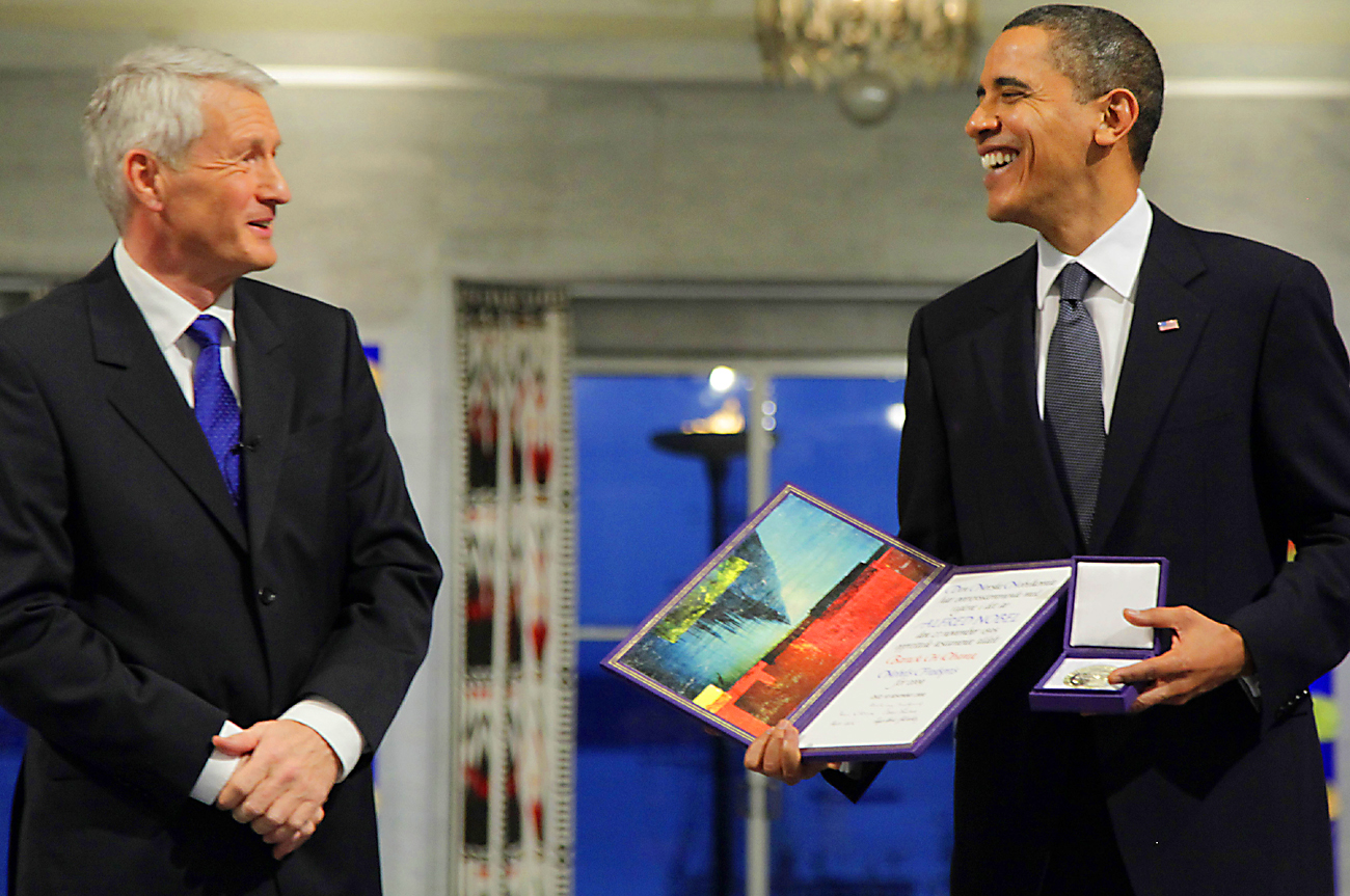 Mr Obama goes to Oslo