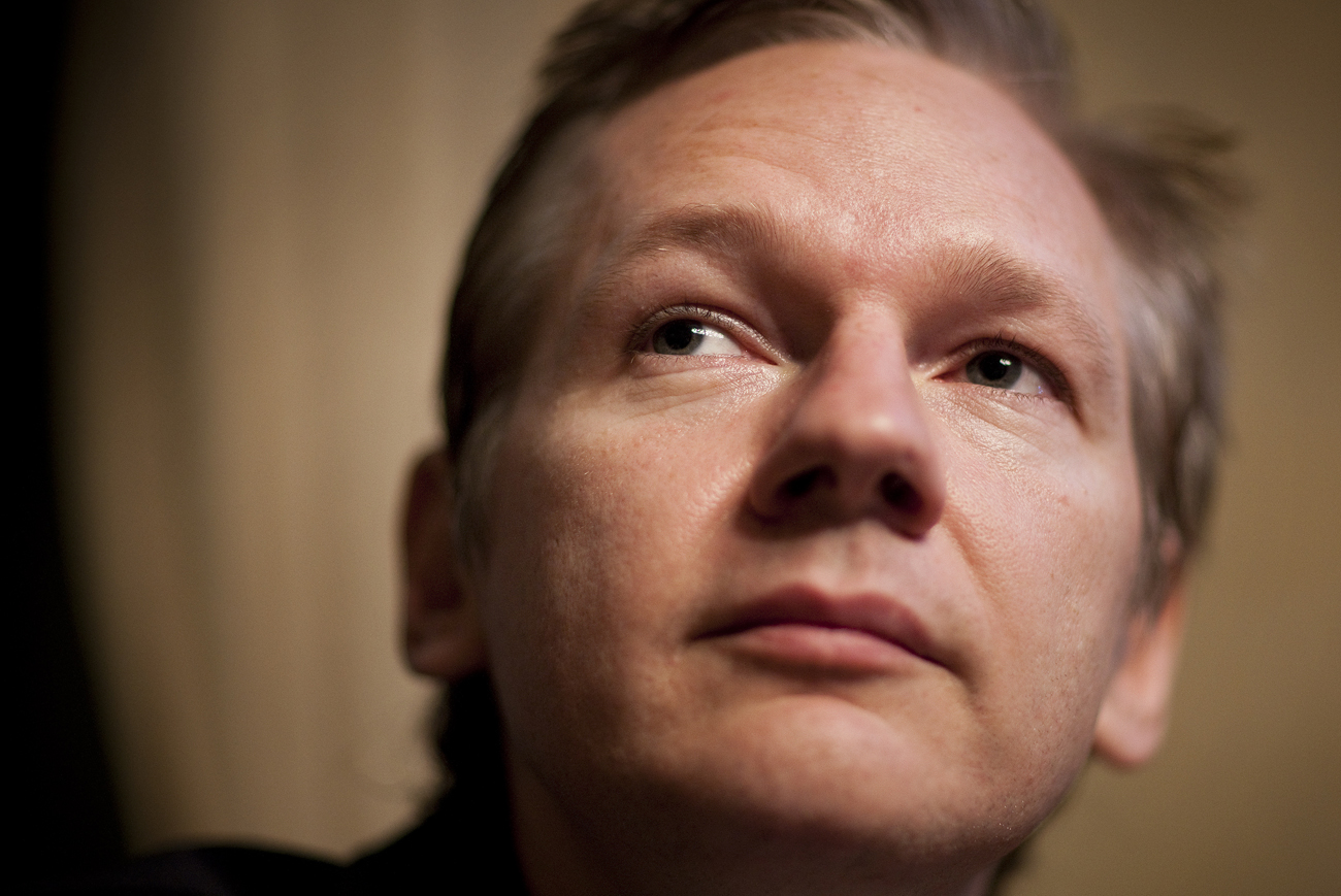 WikiLeaks founder Assange holds news conference at the Geneva Press Club in Geneva