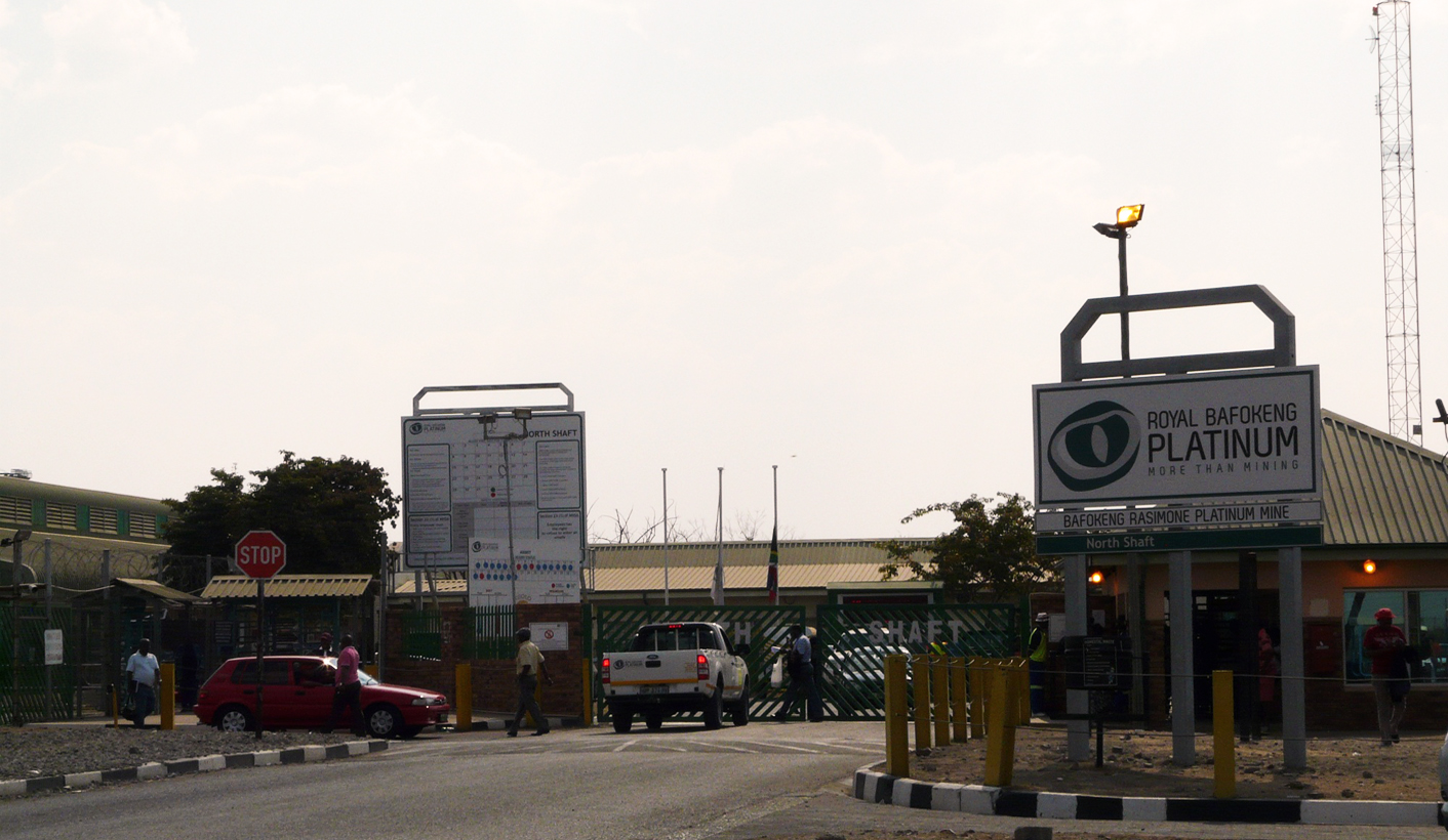 Wildcat strike over at Royal Bafokeng's platinum mine. How painless was that?