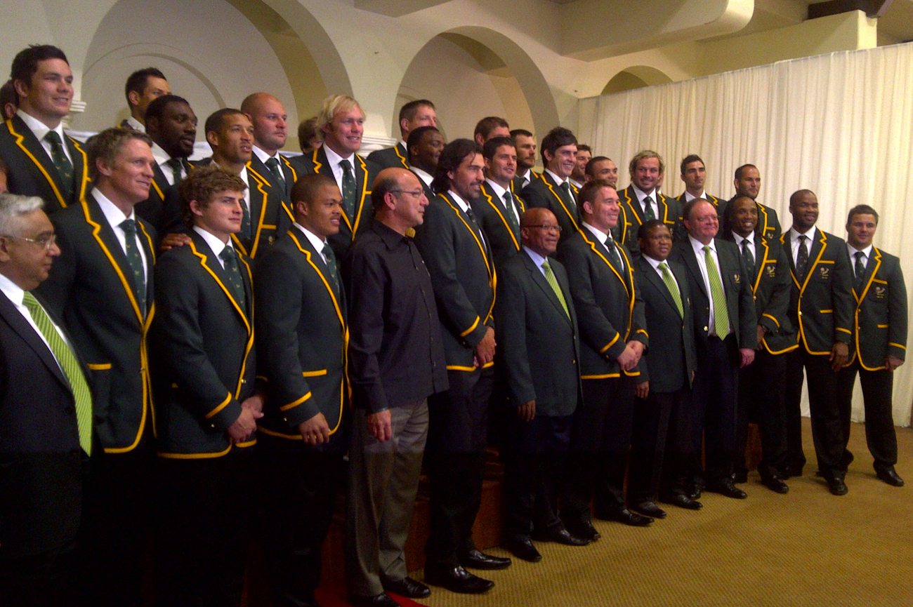 Zuma tells Springboks 'Bring home the trophy... or else'