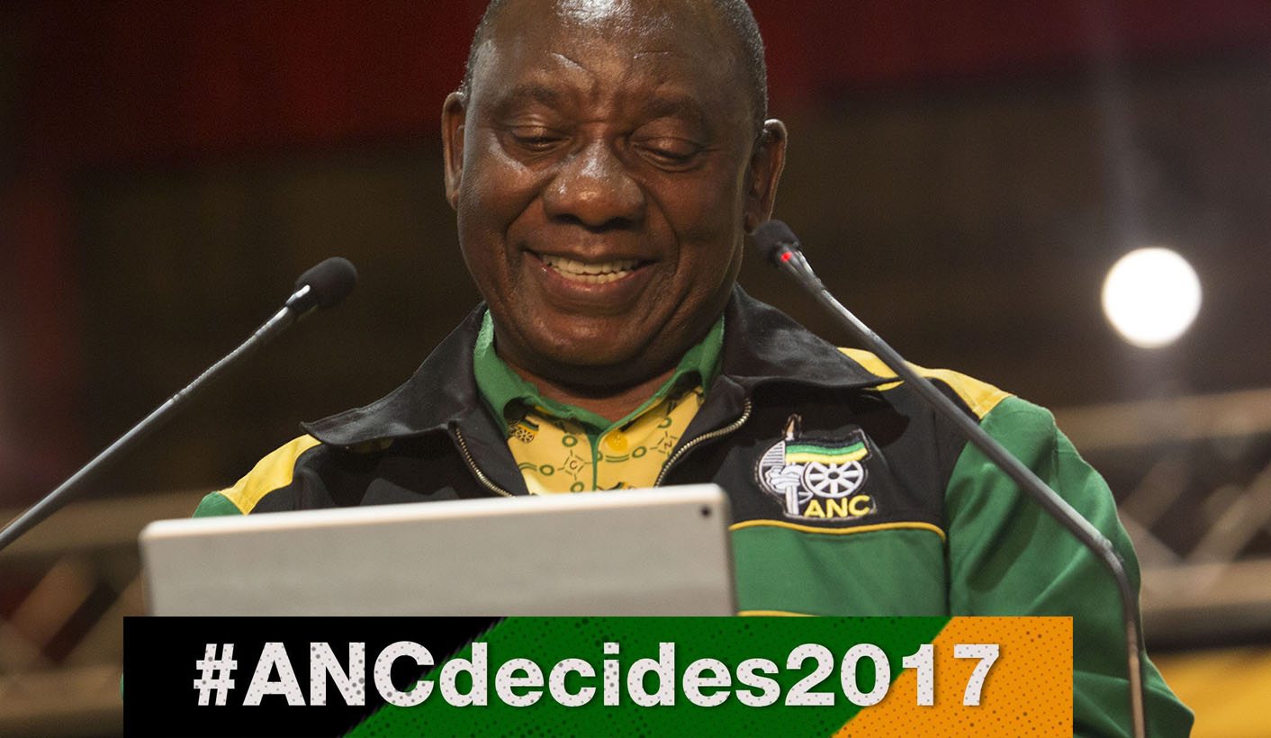 #ANCdecides2017: A new day dawns as Ramaphosa gives first address as ANC President
