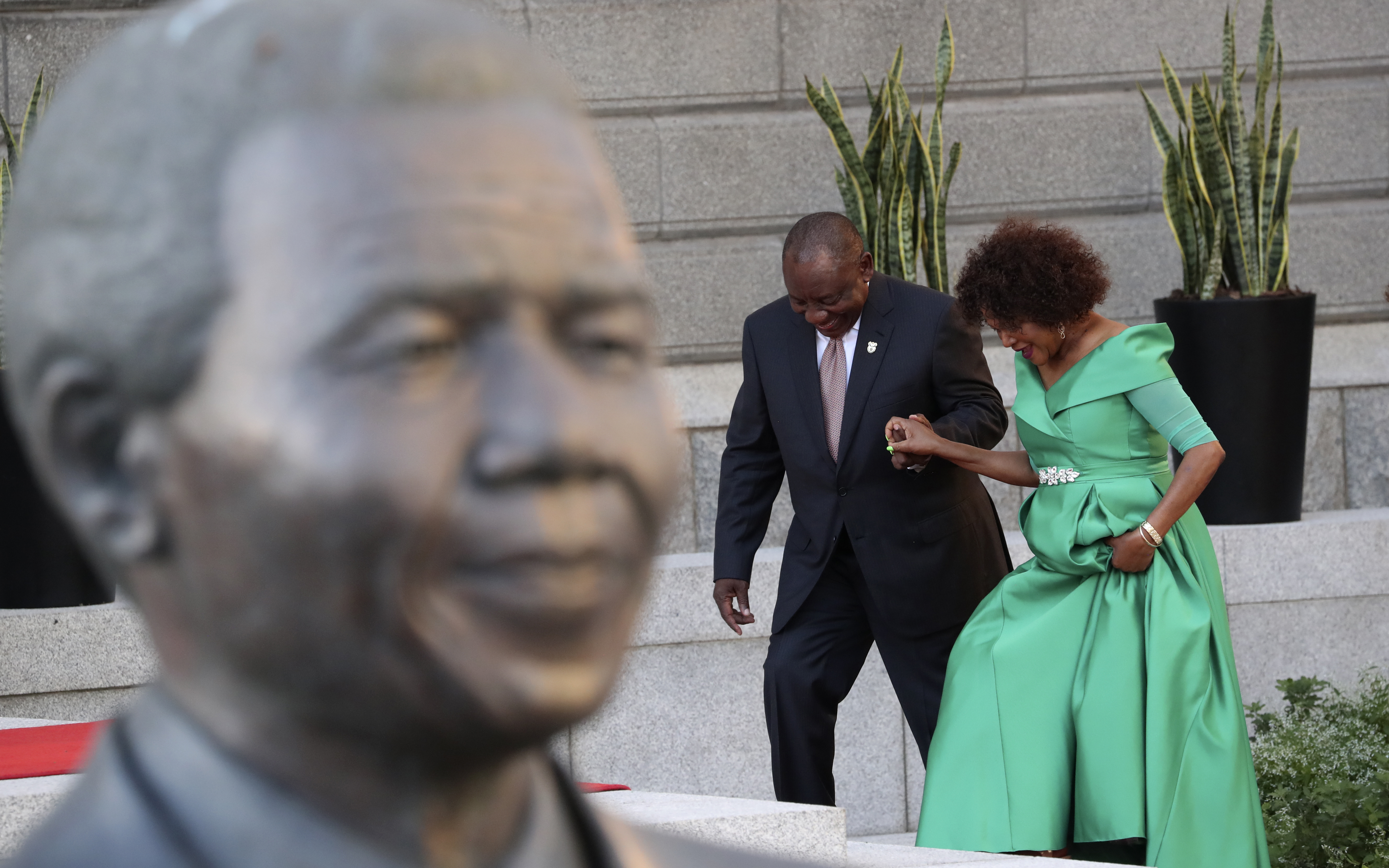 On a blistering hot Cape day, Ramaphosa gets to have his say