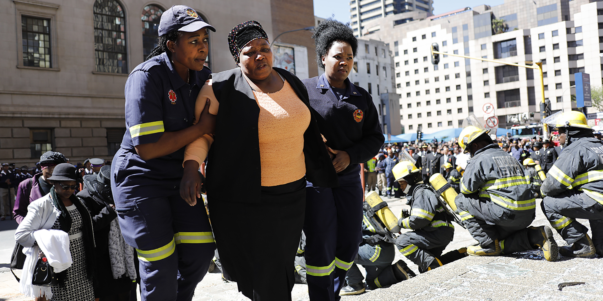 Grief-stricken fire fighters demand R4,000 danger pay