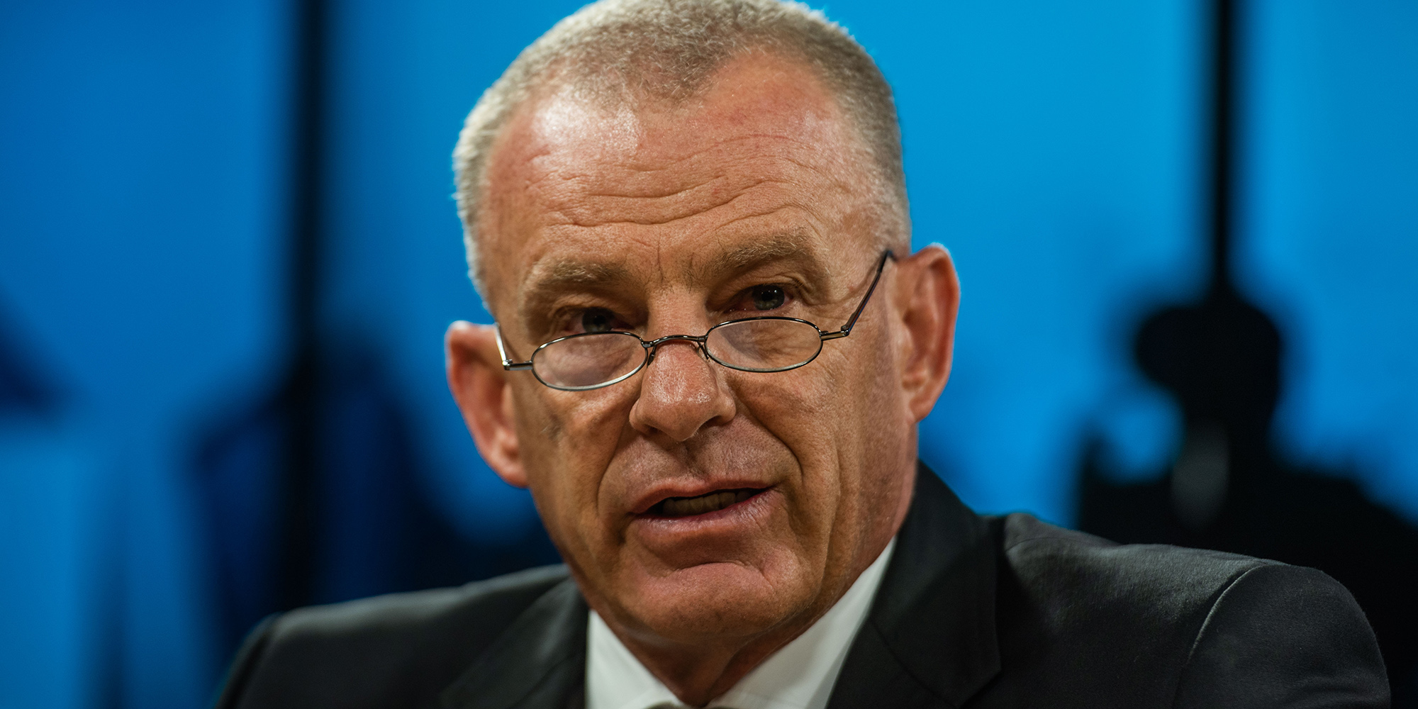 Adv Gerrie Nel during a media conference today in Centurion where AfriForum announced that Adv. Gerrie Nel, Head of the organisation's Private Prosecution Unit. (Photo by Gallo Images / Alet Pretorius)