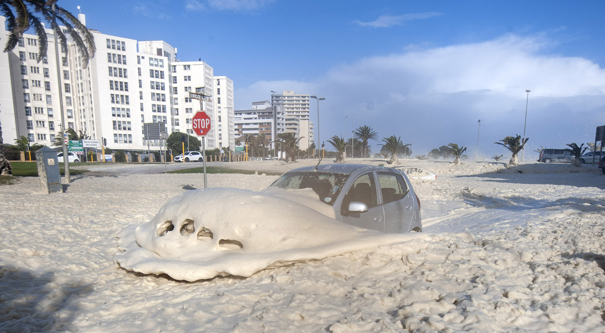 Mean Monday:  Another vicious winter storm surges through city of Cape Town