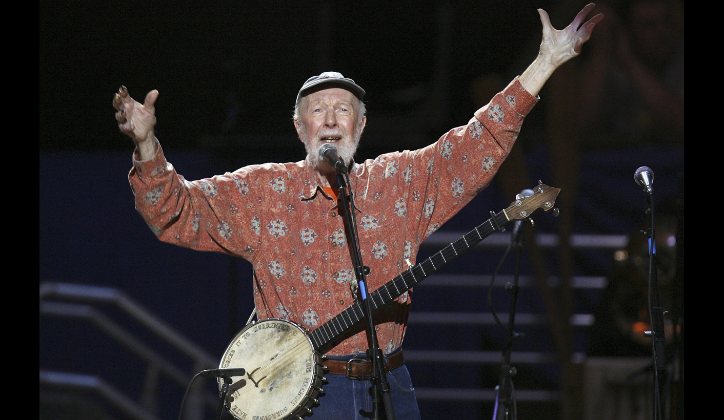 Pete Seeger, finally overcome at 94