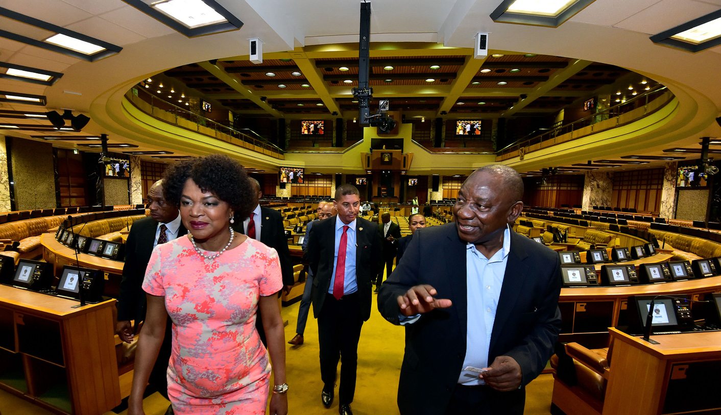 South Africa SONA President Cyril Ramaphosa sworn in