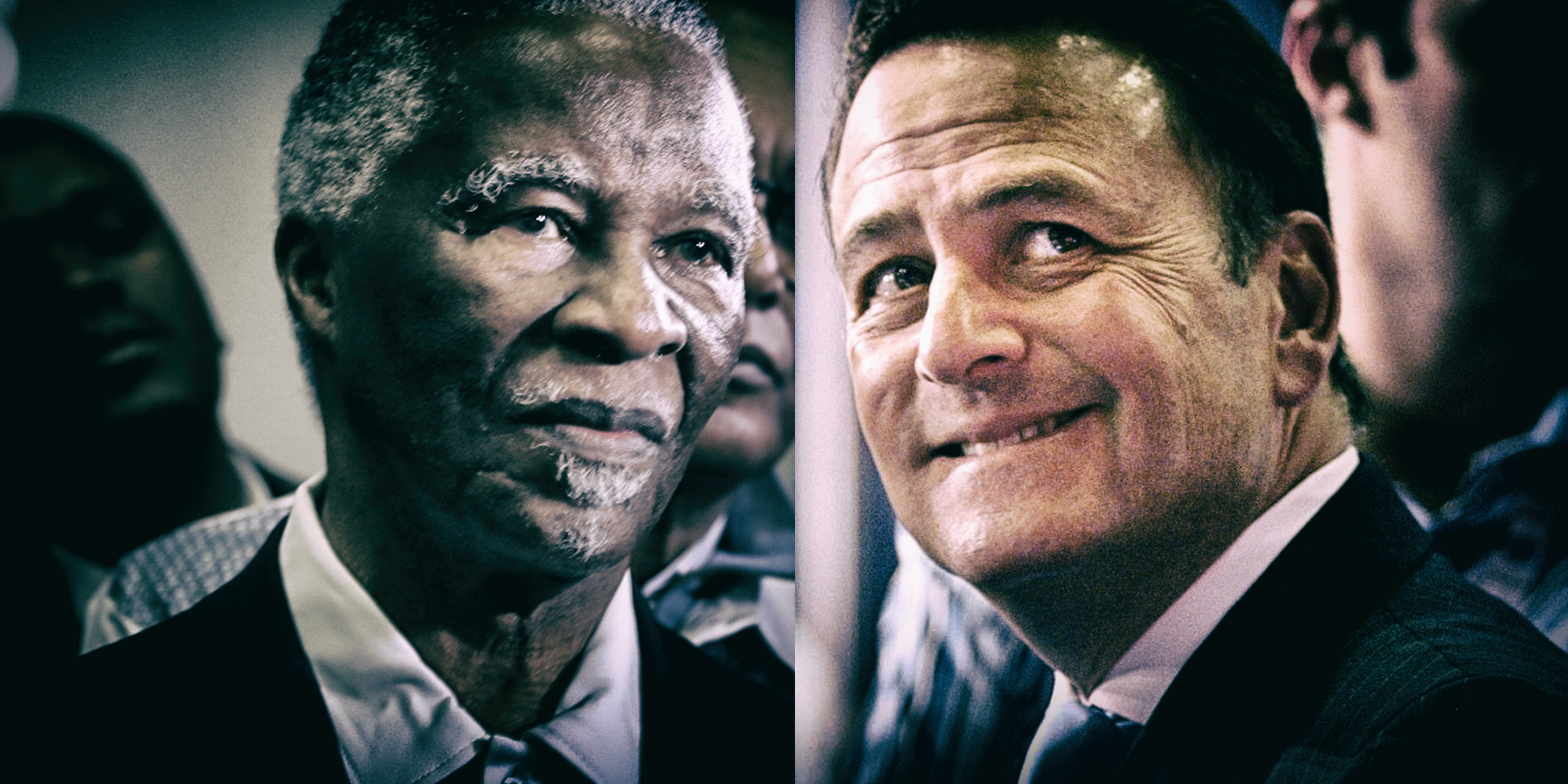 Back to the future: Tony Leon and Thabo Mbeki on the campaign trail