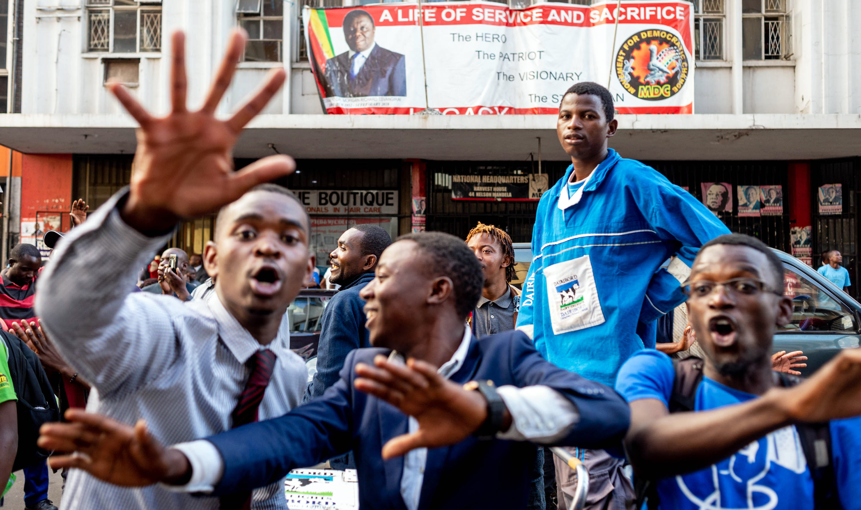 ‘We’ve won!’ – say both the opposition MDC and ruling Zanu-PF