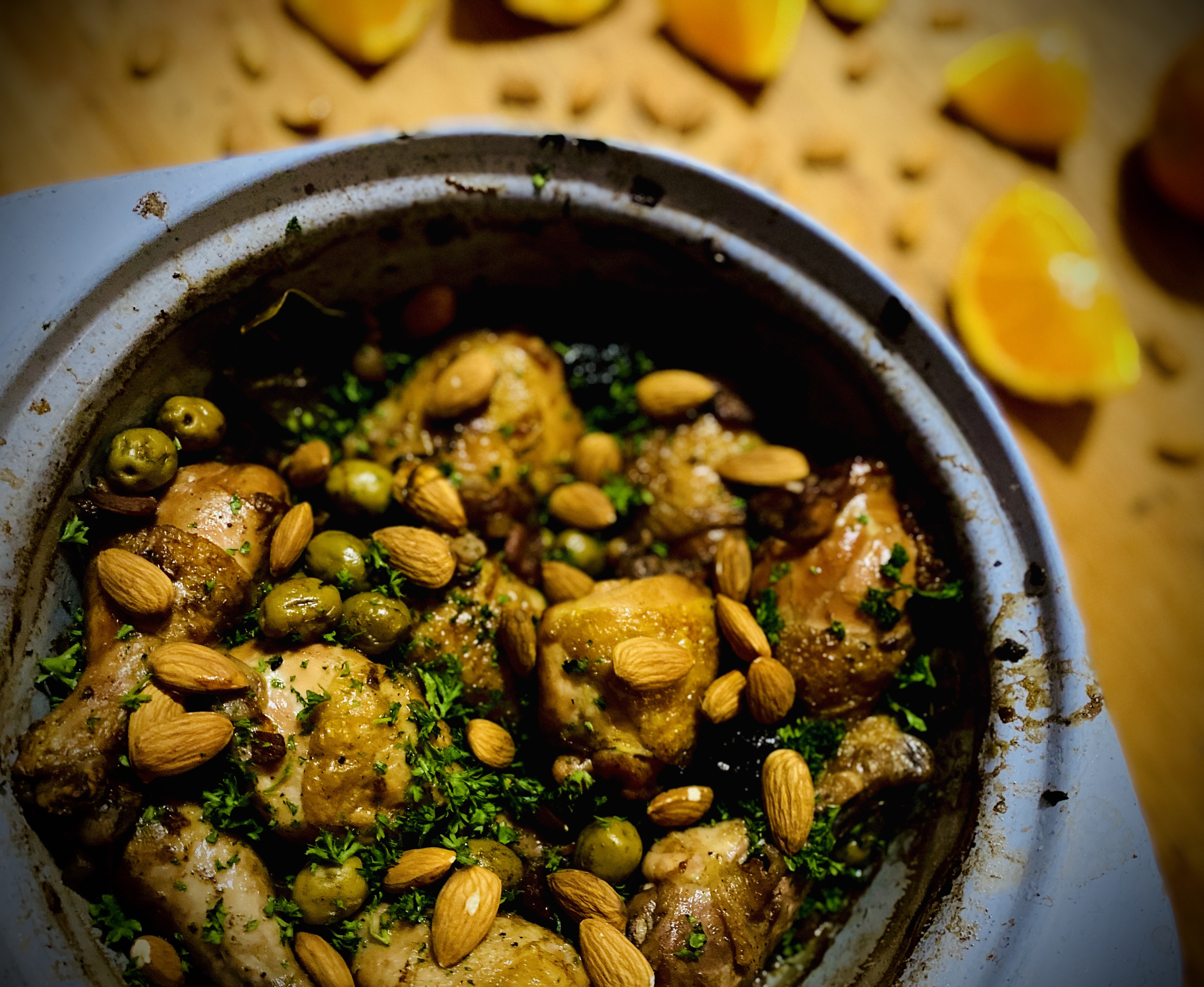 Lockdown Recipe of the Day: Chicken, Green Olive & Prune Casserole