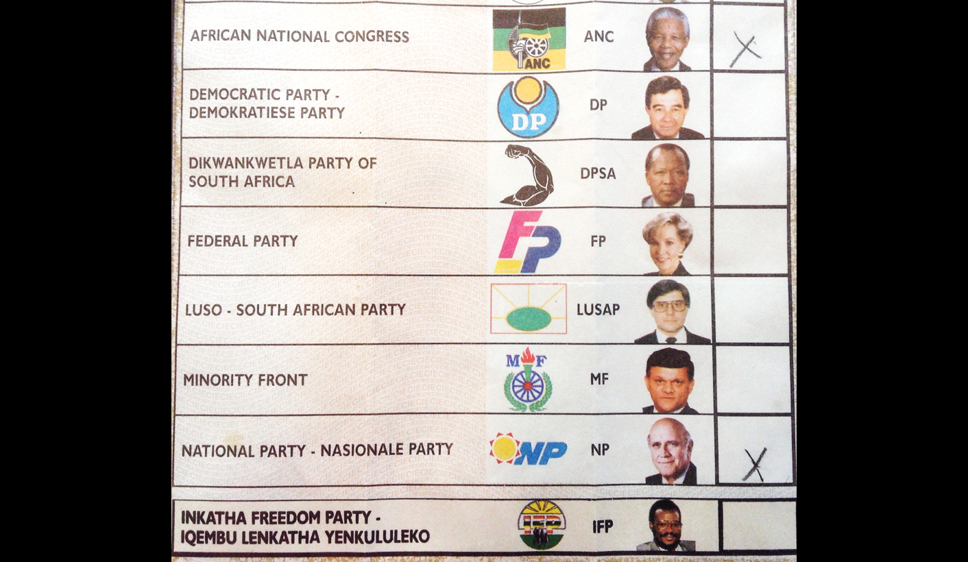 Spoils of power and the spoiling of ballots