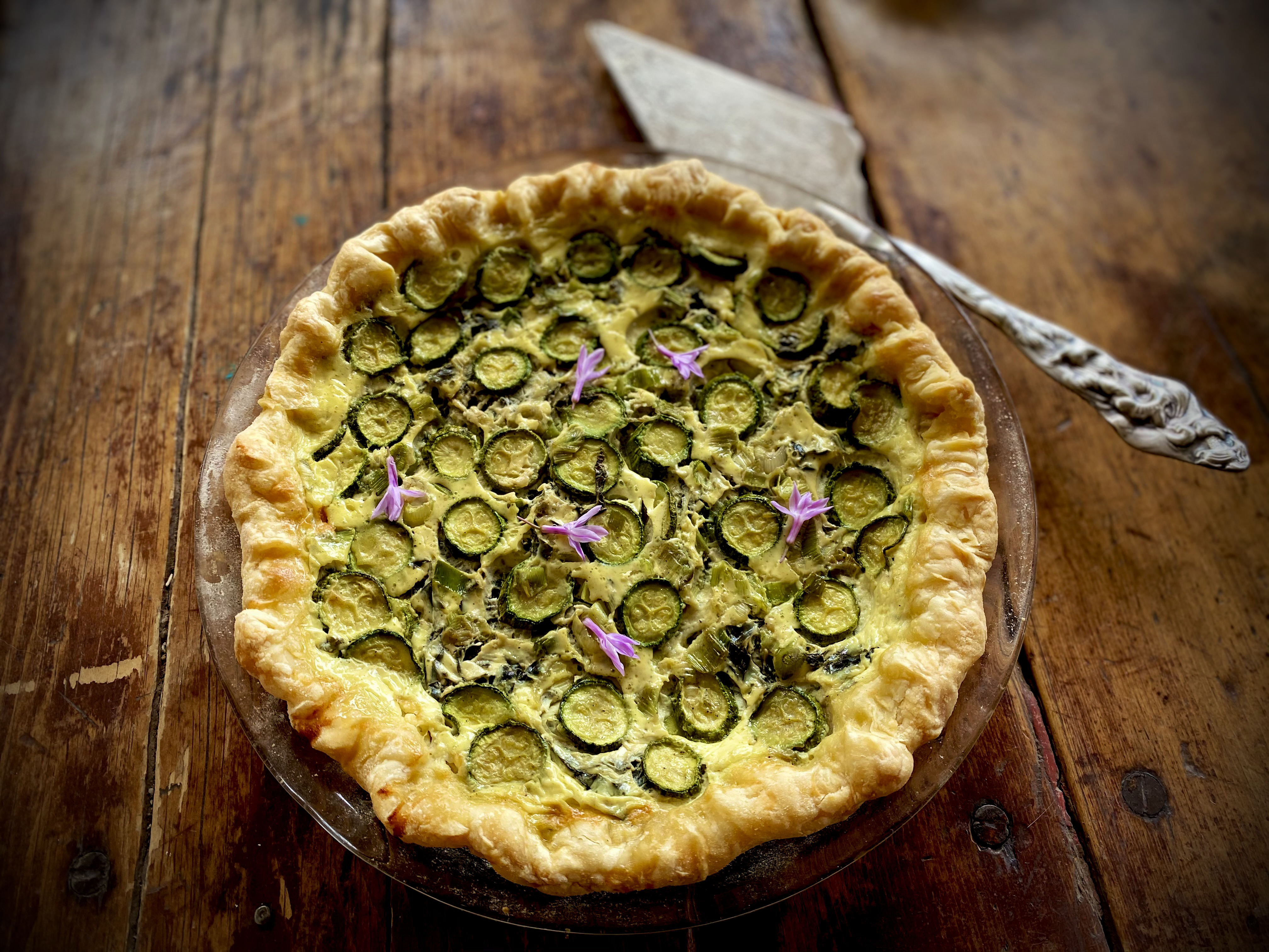 courgettebluecheesetart