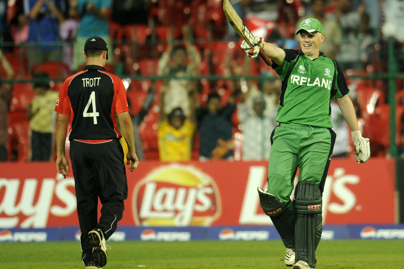 Cricket World Cup: Ireland's O'Brien lets his bat kiss the Blarney Stone